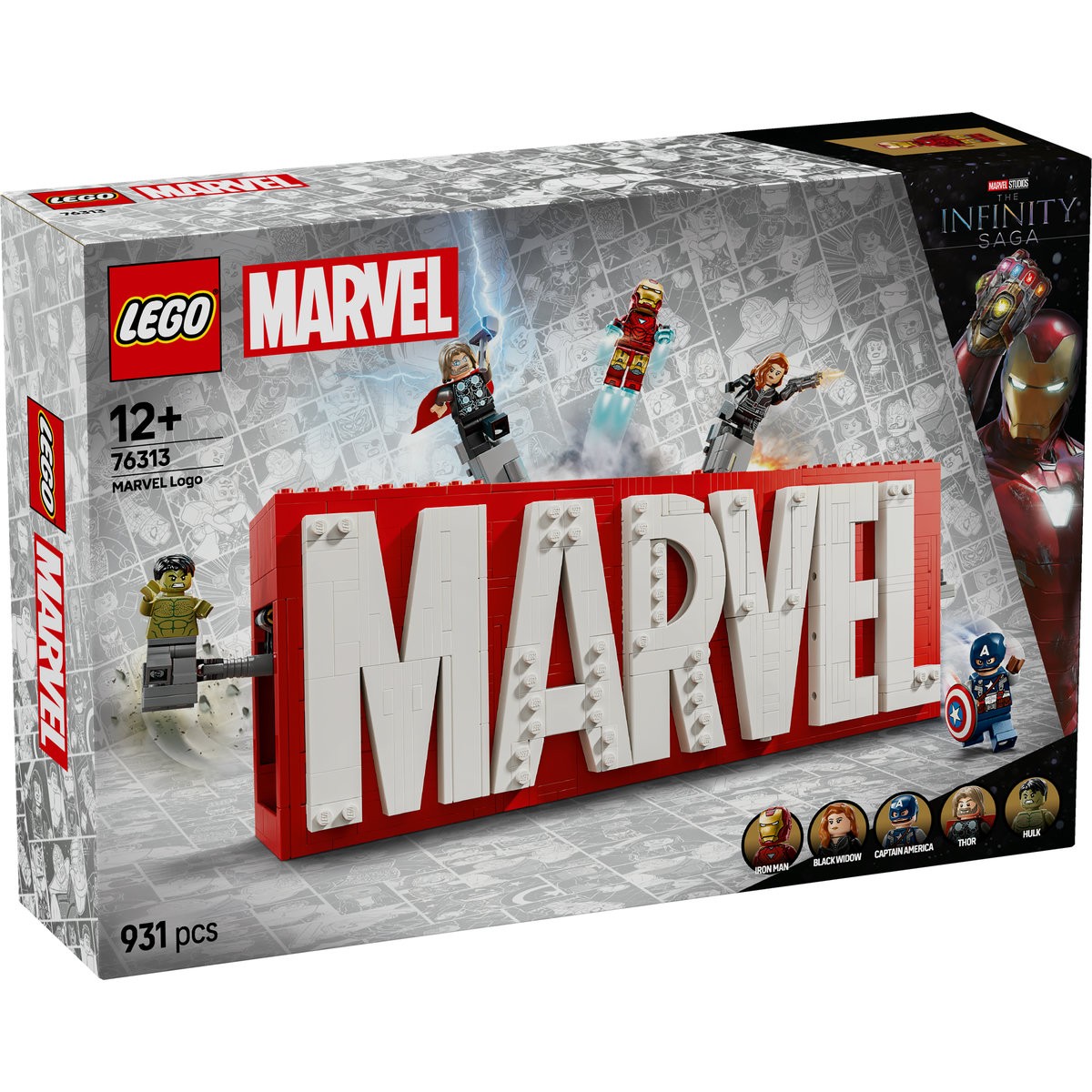 Jucării și jocuri - LEGO SUPER HEROES SIGLA SI MINIFIGURINE MARVEL 76313