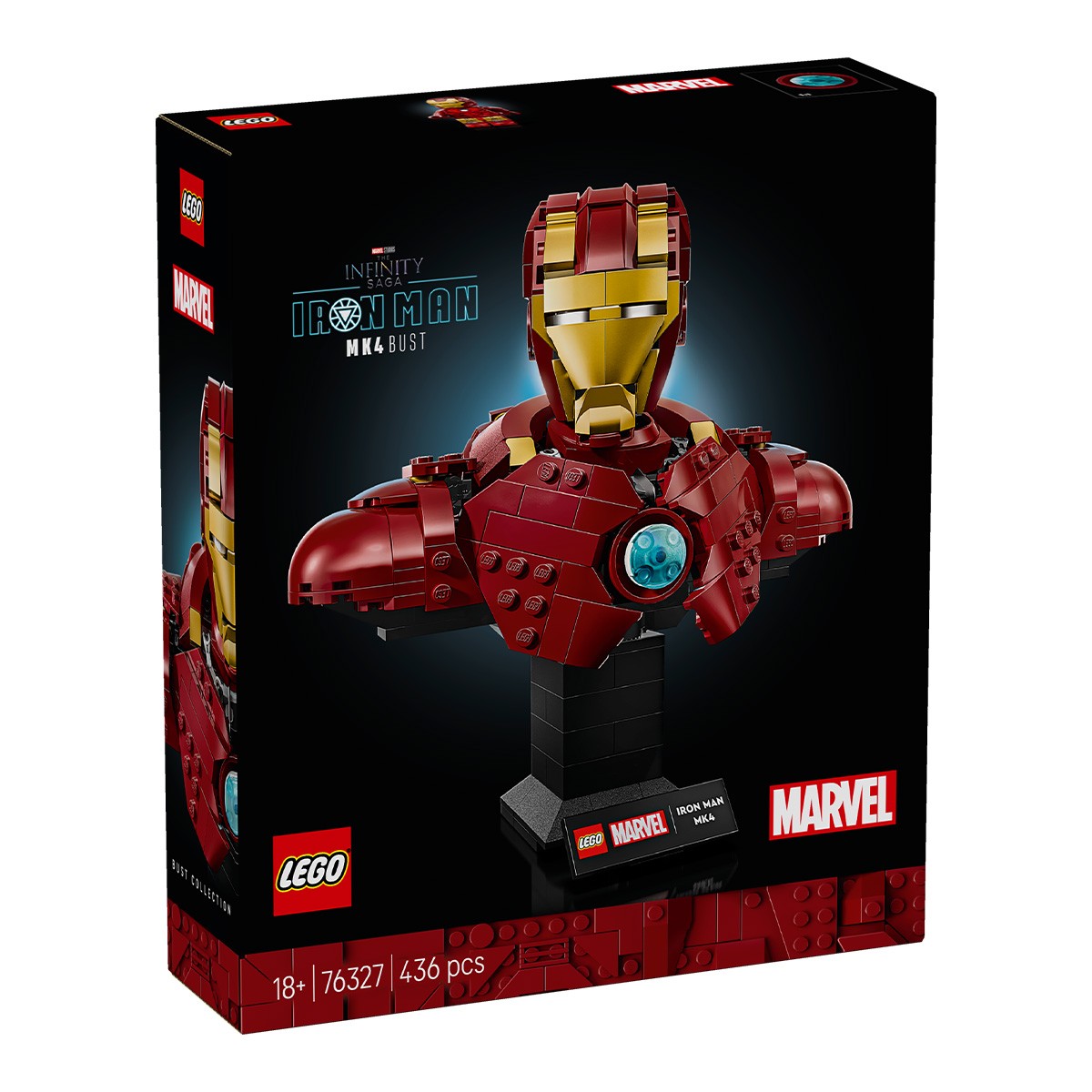Jucării și jocuri - LEGO SUPER HEROES BUST IRON MAN 76327