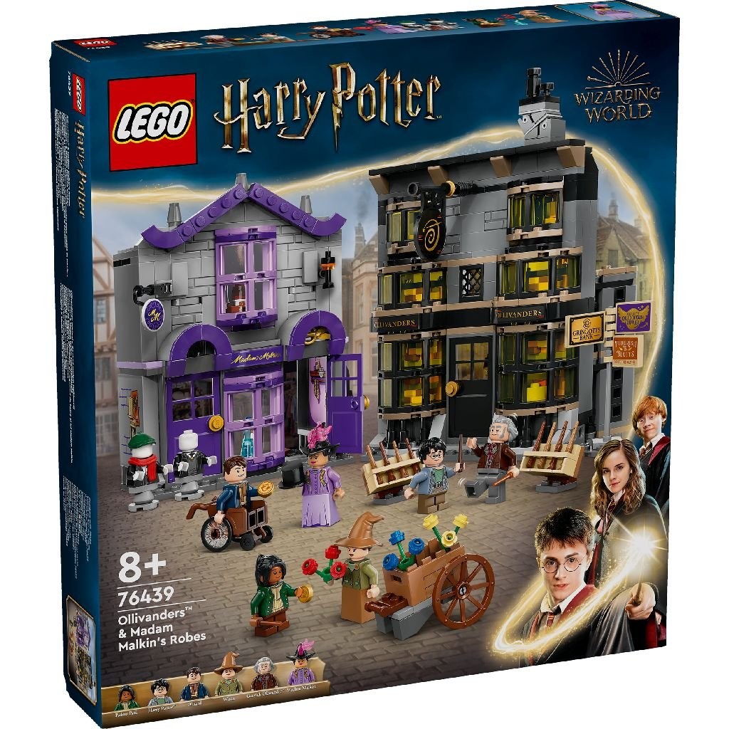 Jucării și jocuri - LEGO HARRY POTTER TM OLLIVANDER SI MAGAZINUL DE HAINE AL LUI MADAM MALKIN 76439