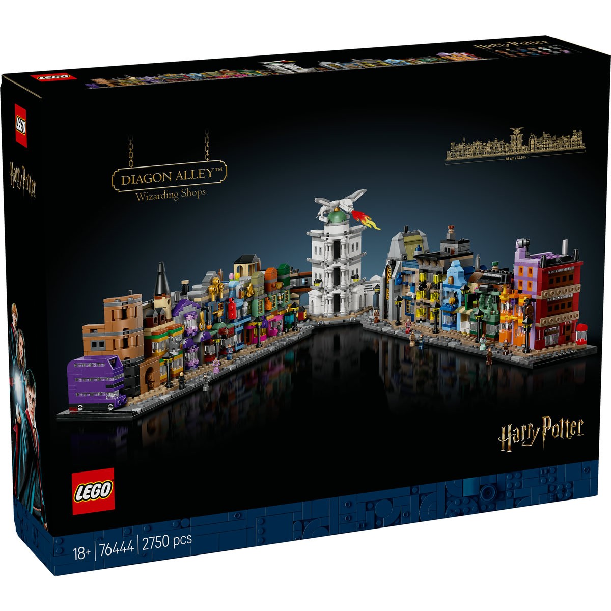 Jucării și jocuri - LEGO HARRY POTTER TM MAGAZINE VRAJITORESTI PE DIAGON ALLEY 76444