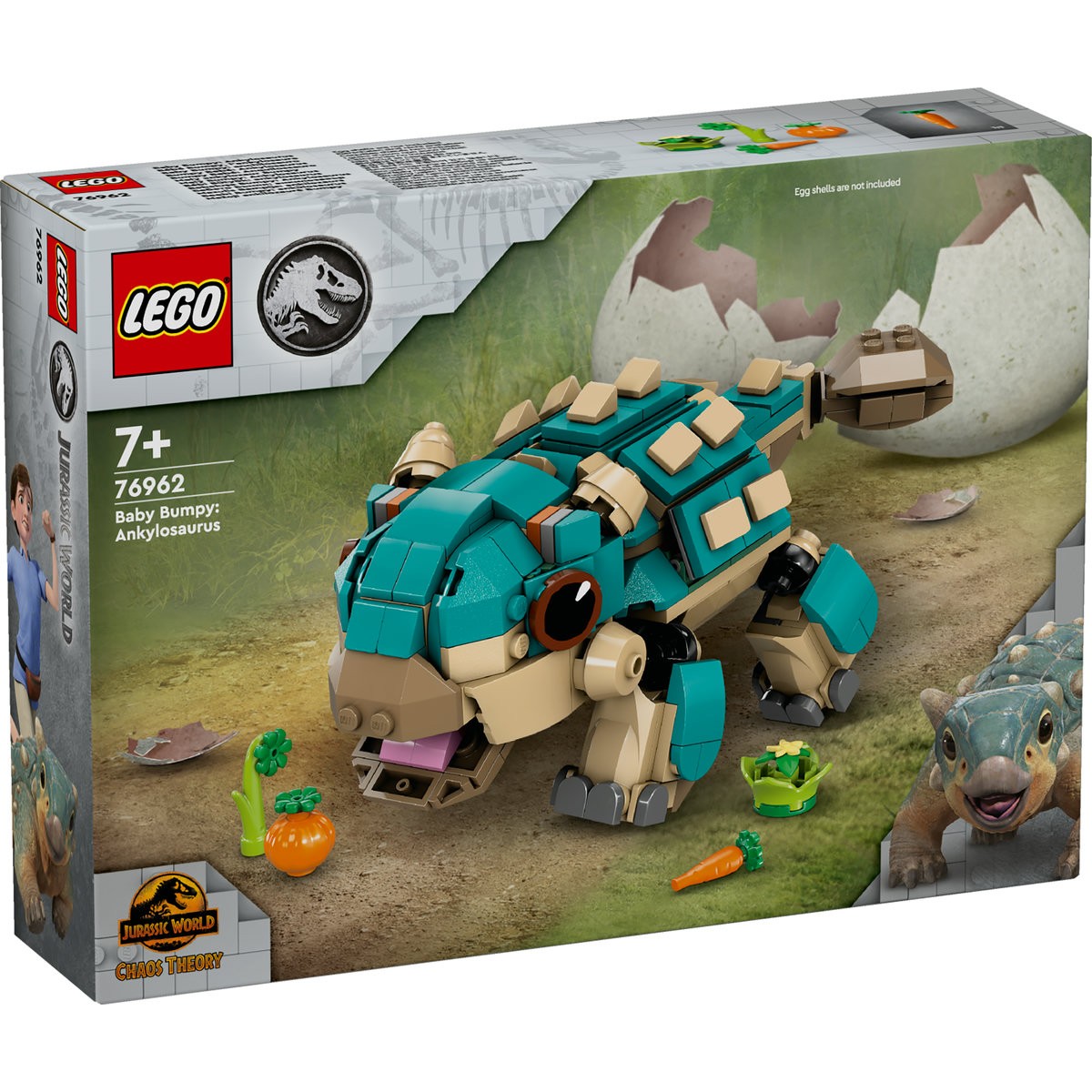 Jucării și jocuri - LEGO JURASSIC WORLD BEBELUSA BUMPY ANKYLOSAURUS 76962