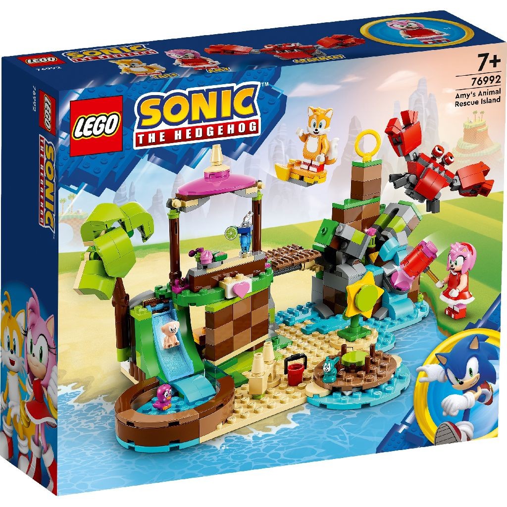 Jucării și jocuri - LEGO SONIC INSULA LUI AMY PENTRU SALVAREA ANIMALELOR 76992