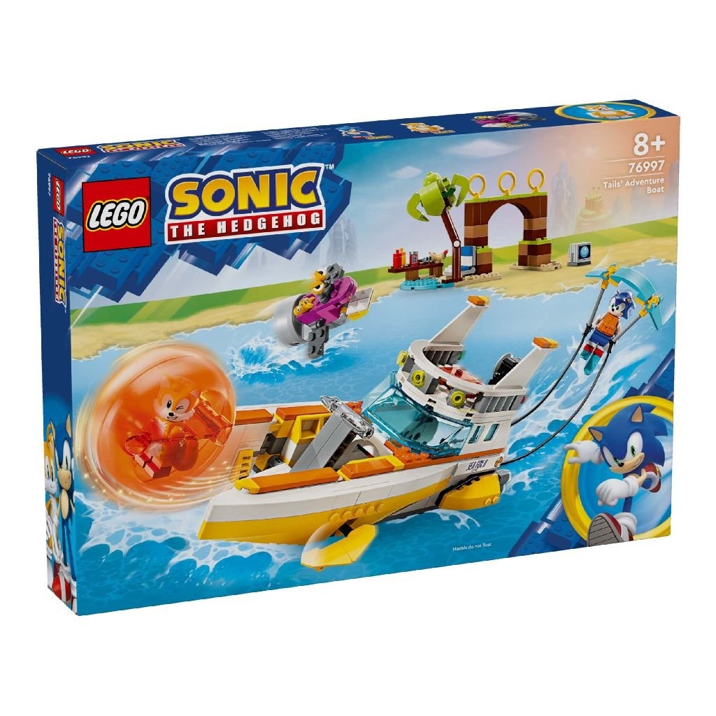Jucării și jocuri - LEGO SONIC BARCA DE AVENTURI A LUI TAILS 76997