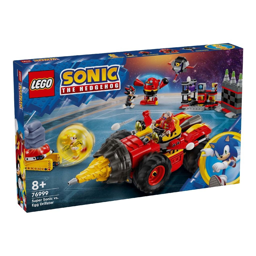Jucării și jocuri - LEGO SONIC SUPER SONIC VS EGG DRILLSTER 76999