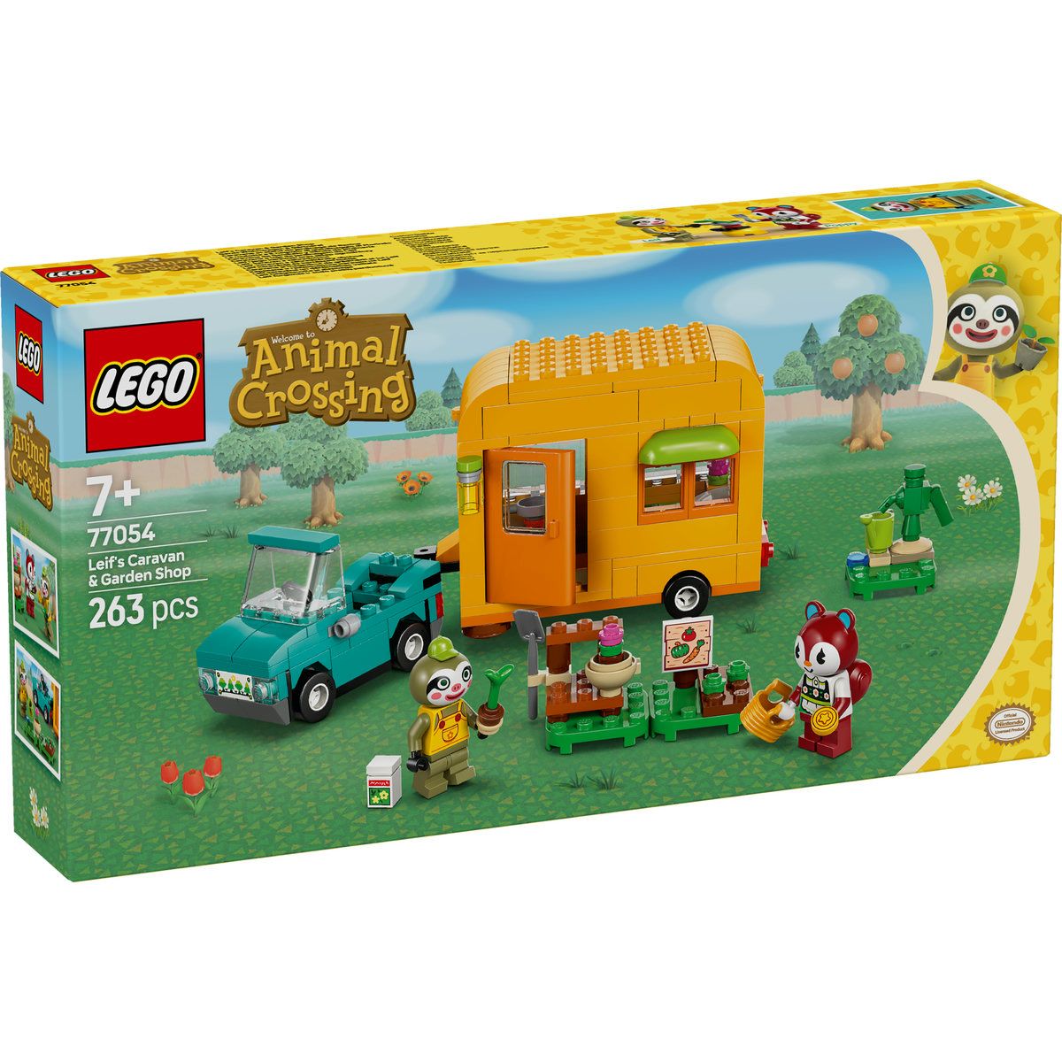 Jucării și jocuri - LEGO ANIMAL CROSSING CARAVANA SI MAGAZINUL DE GRADINARIT AL LUI LEIF 77054