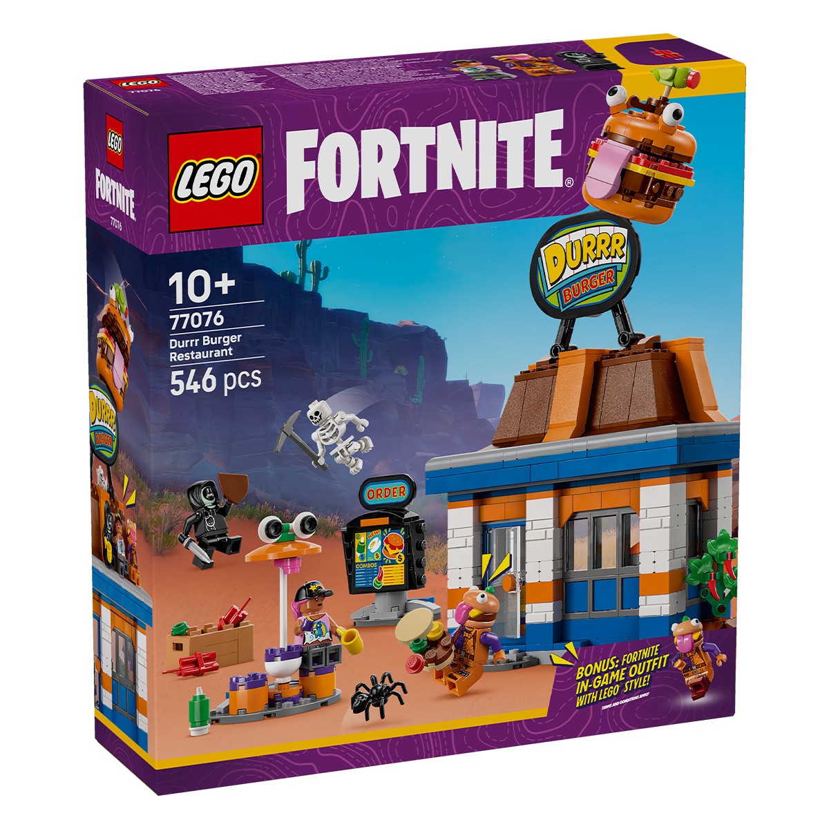 Jucării și jocuri - LEGO FORTNITE RESTAURANTUL DURRR BURGER 77076