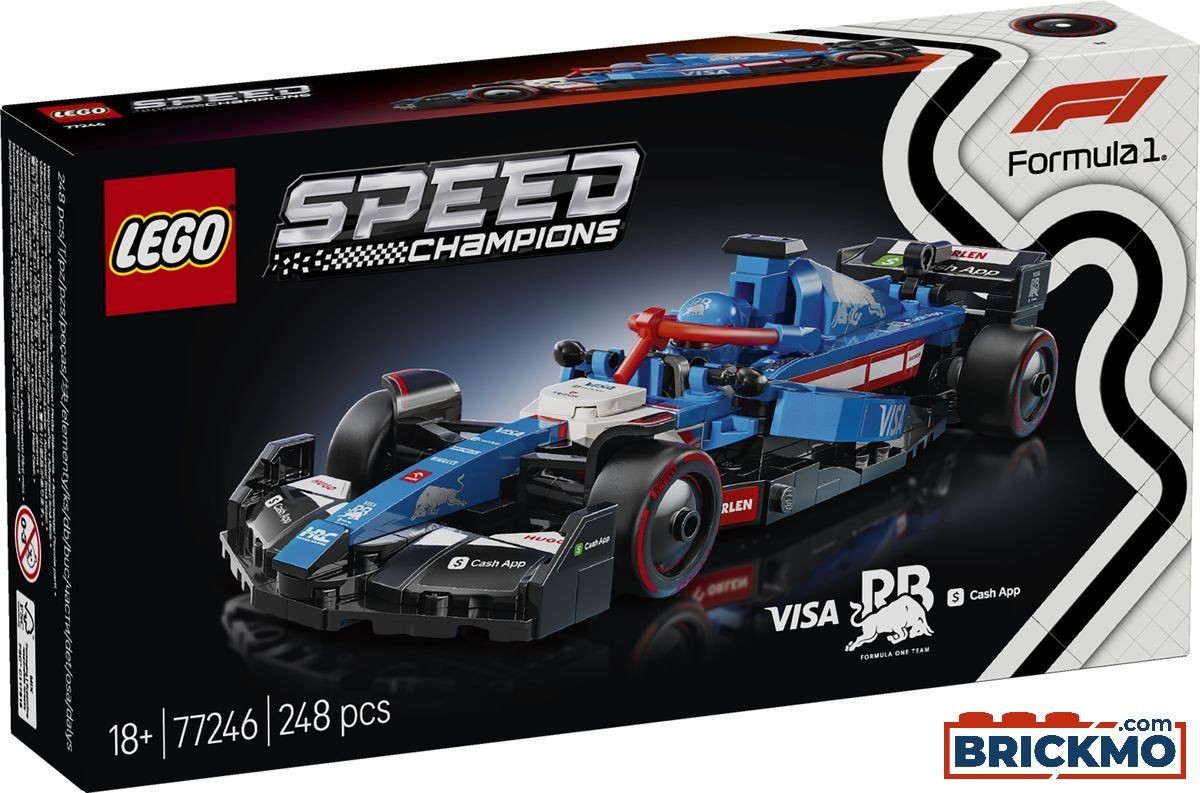 Jucării și jocuri - LEGO SPEED CHAMPIONS MASINA DE CURSE F1 VISA CASH APP RB VCARB 01 77246