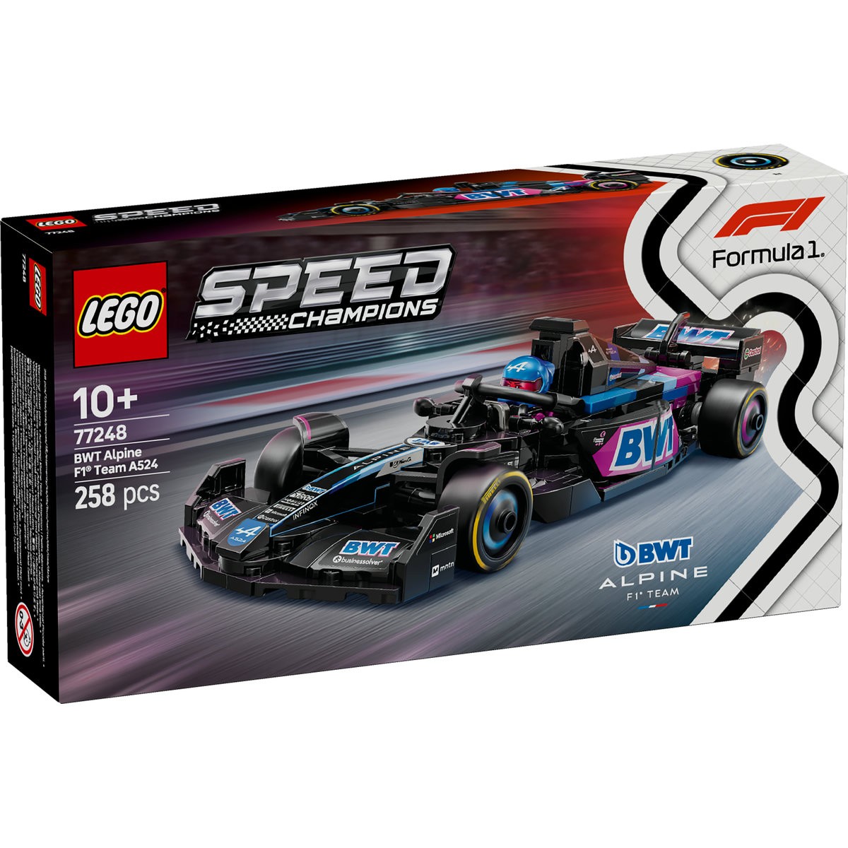 Jucării și jocuri - LEGO SPEED CHAMPIONS MASINA DE CURSE F1 BWT ALPINE 77248