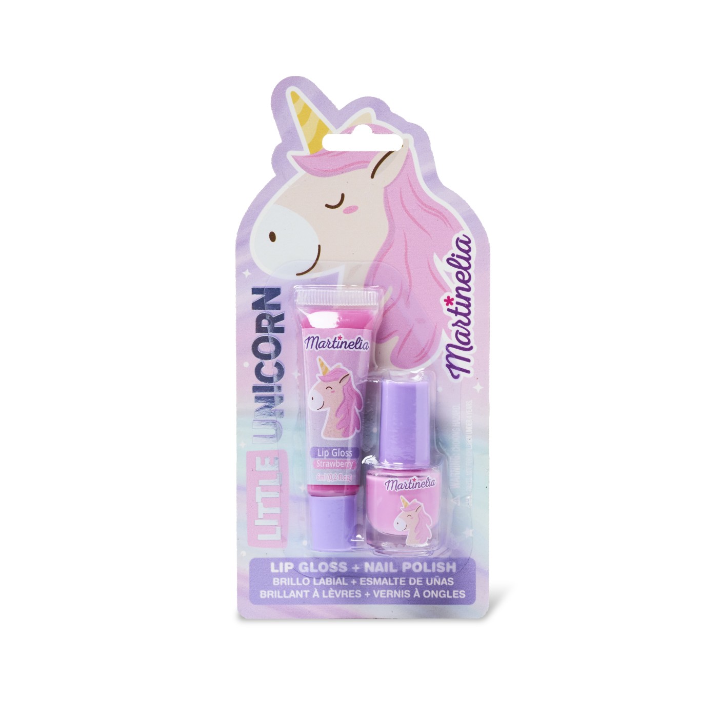 Accesorii personale și beauty - MARTINELIA LITTLE UNICORN SET LUCIU DE BUZE SI LAC DE UNGHII
