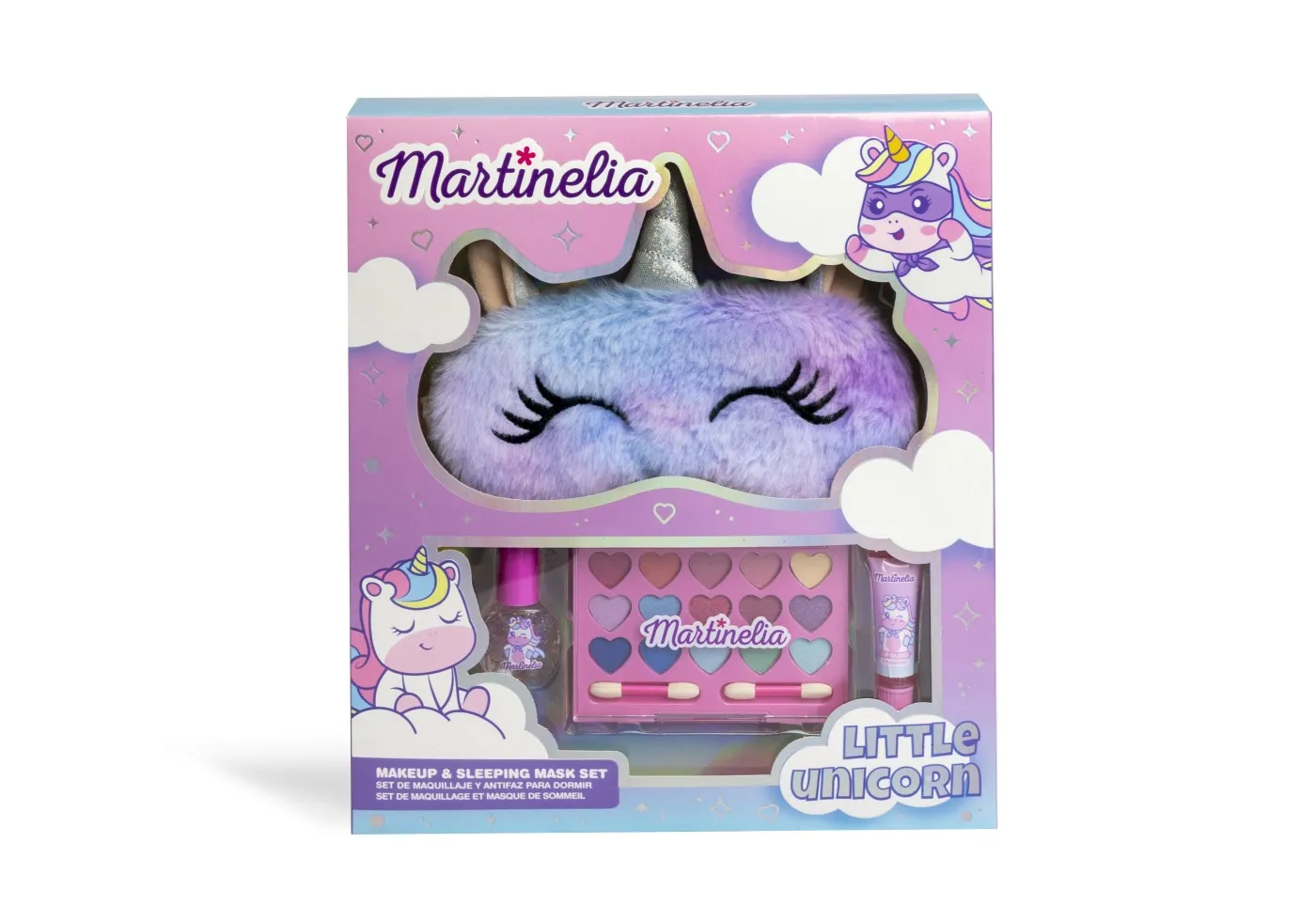 MARTINELIA LITTLE UNICORN SET INFRUMUSETARE CU MASCA DE DORMIT