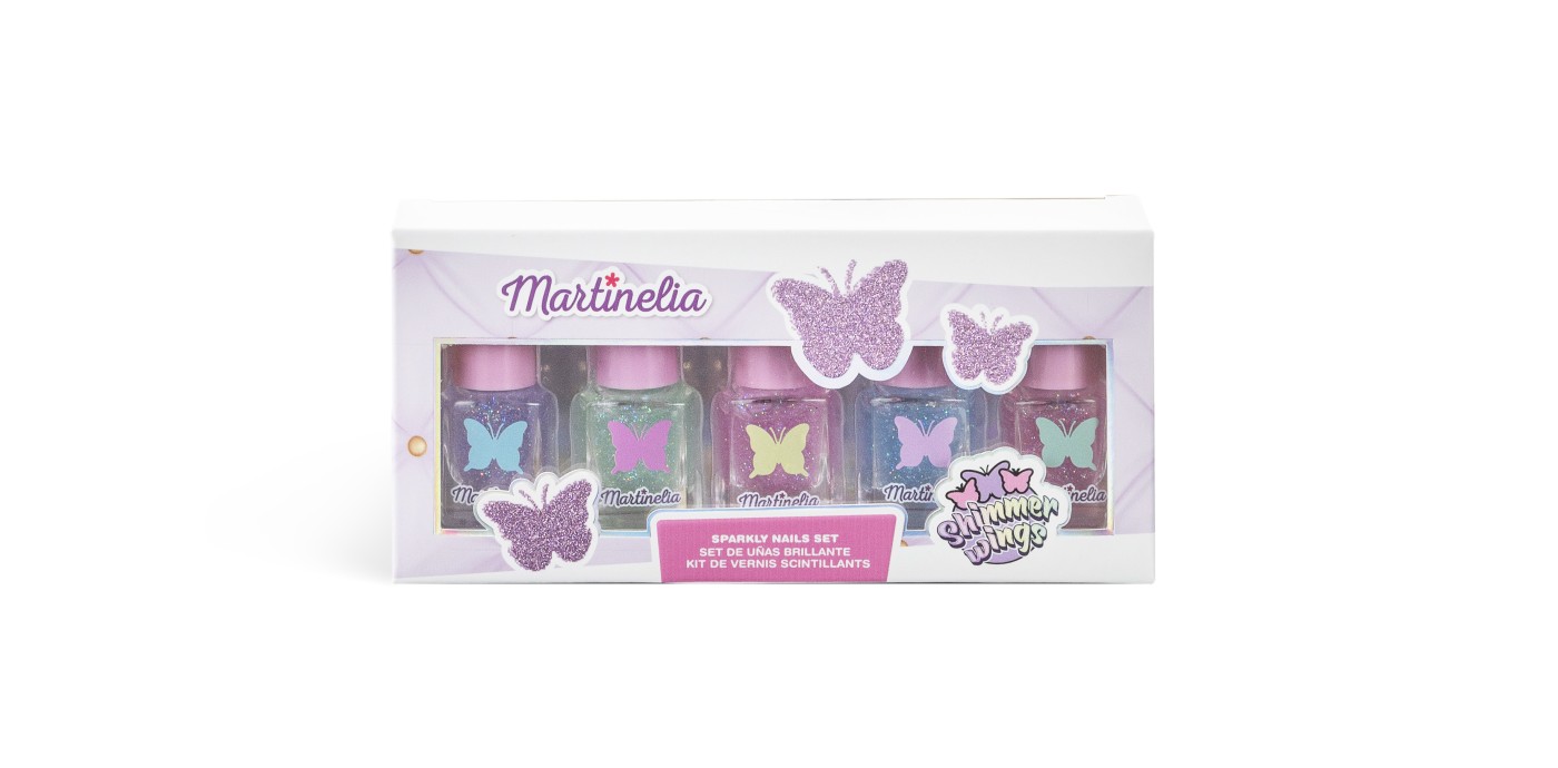 Accesorii personale și beauty - MARTINELIA SHIMMER WINGS SET 5 LACURI DE UNGHII