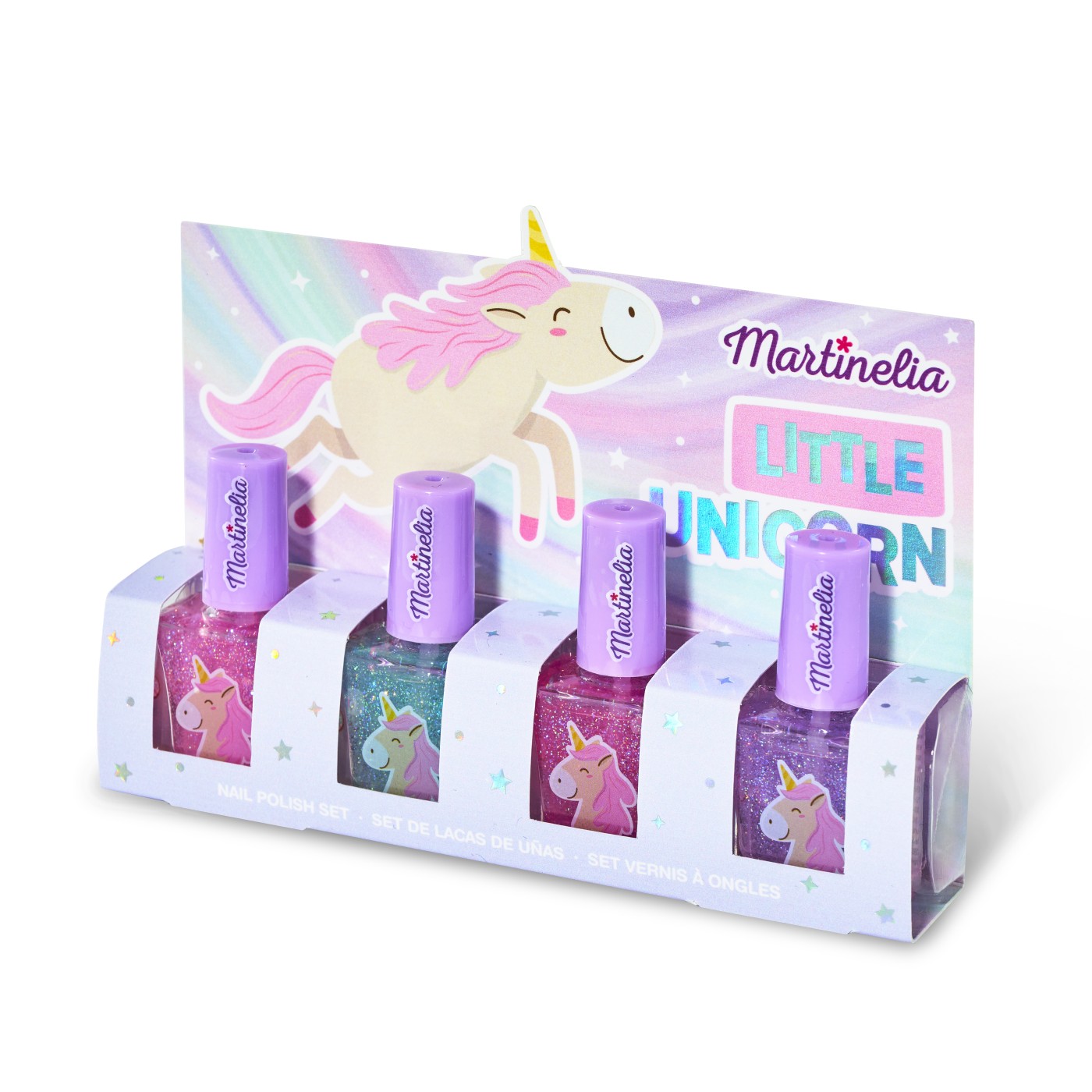Accesorii personale și beauty - MARTINELIA LITTLE UNICORN  SET 4 LACURI DE UNGHII
