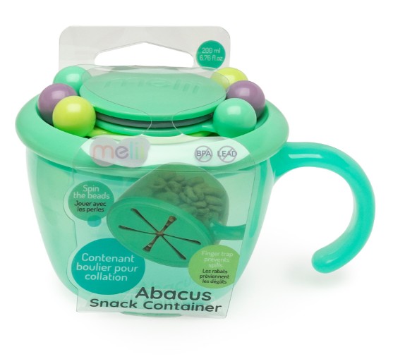 Accesorii hrănire bebe - RECIPIENT SNACK ABACUS, MELII, MINT