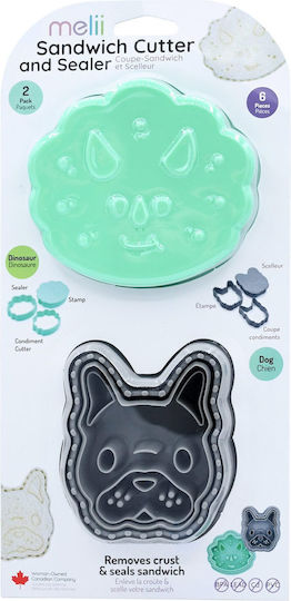 Rechizite Școlare - 3 in 1 forme animale pentru sandwich, melii, dinozaur si bulldog