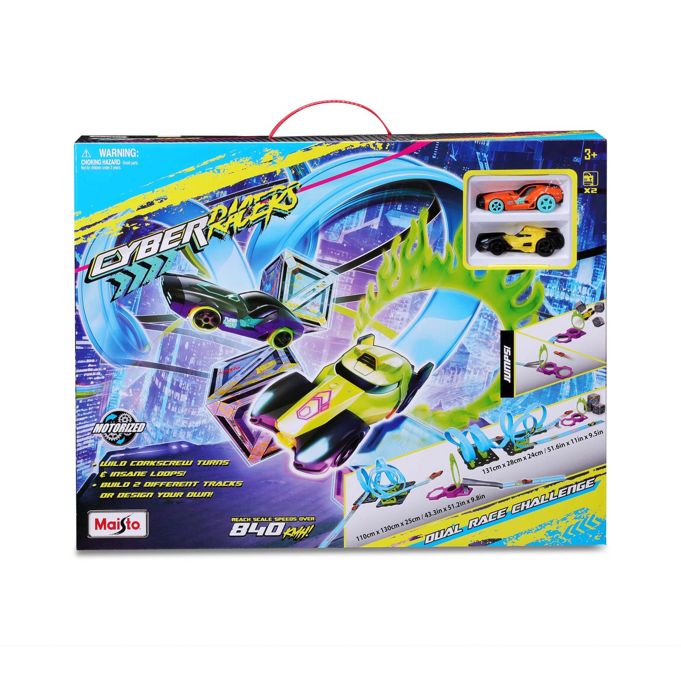 Jucării și jocuri - MAISTO CYBER RACERS CIRCUIT CURSA DUBLA