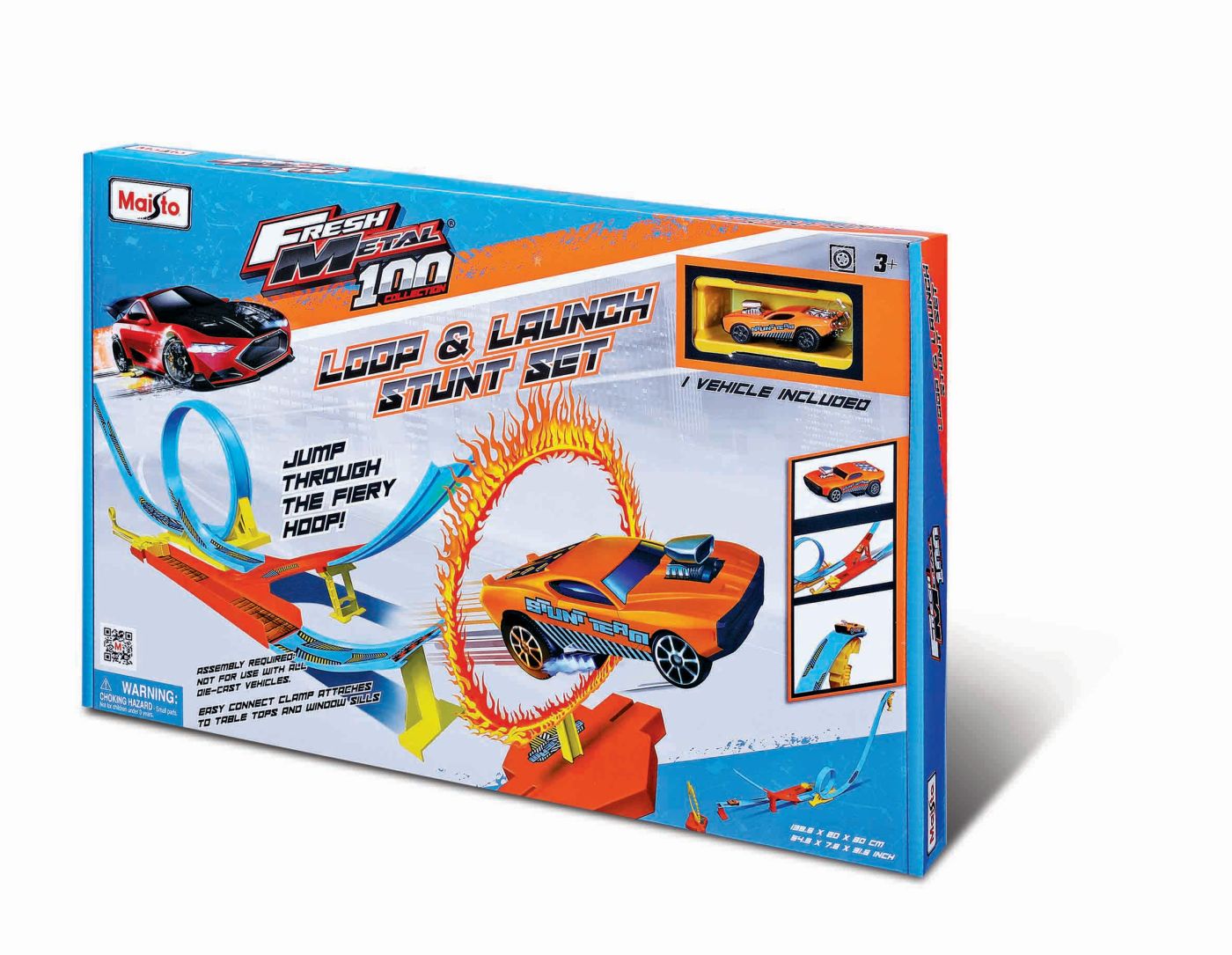 Jucării și jocuri - MAISTO POWER CIRCUIT RACEWAY CIRCUIT ACROBATII CU BUCLA SI LANSARE