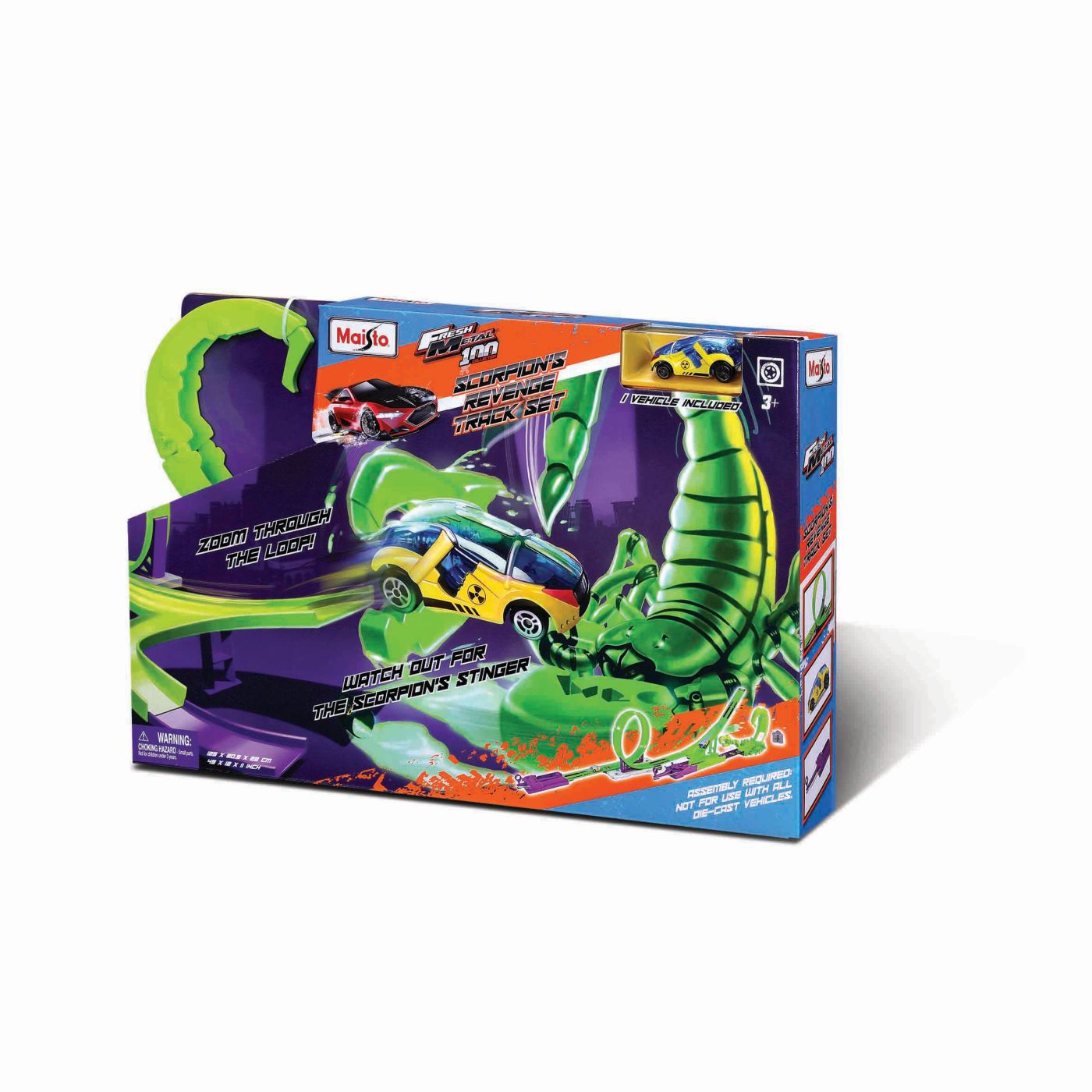 Jucării și jocuri - MAISTO POWER CIRCUIT RACEWAY CIRCUIT RAZBUNAREA SCORPIONULUI