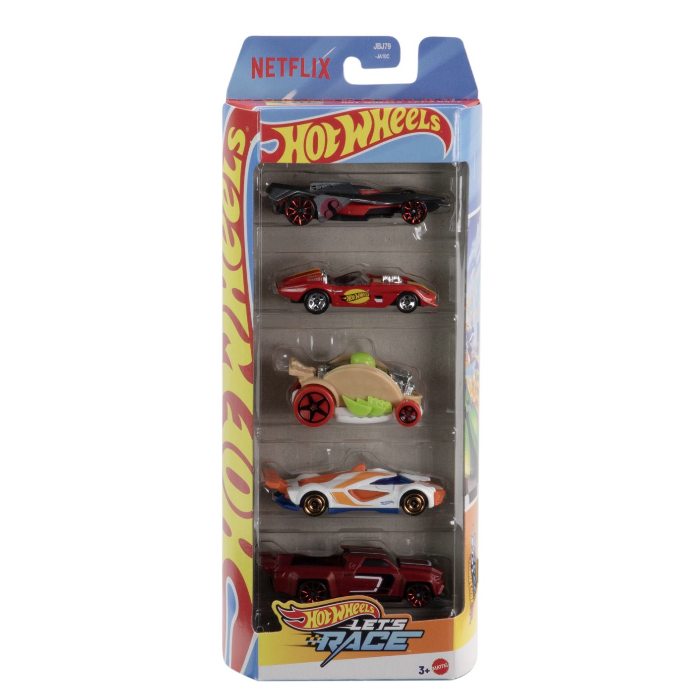 Jucării și jocuri - SET 5 MASINI HOT WHEELS LETS RACE