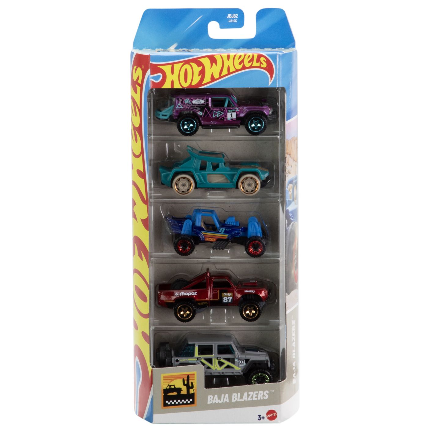 Jucării și jocuri - SET 5 MASINI HOT WHEELS BAJA BLAZERS