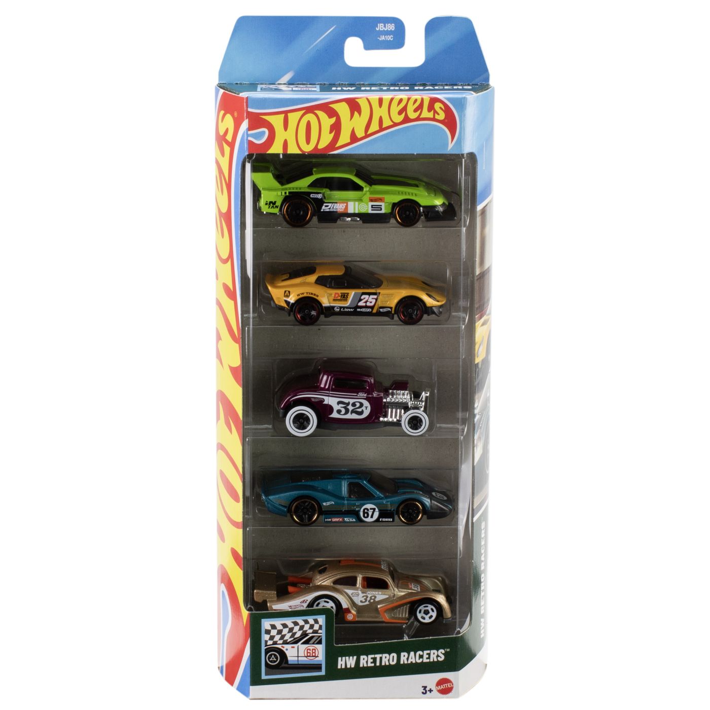 Jucării și jocuri - SET 5 MASINI HOT WHEELS HW RETRO RACERS