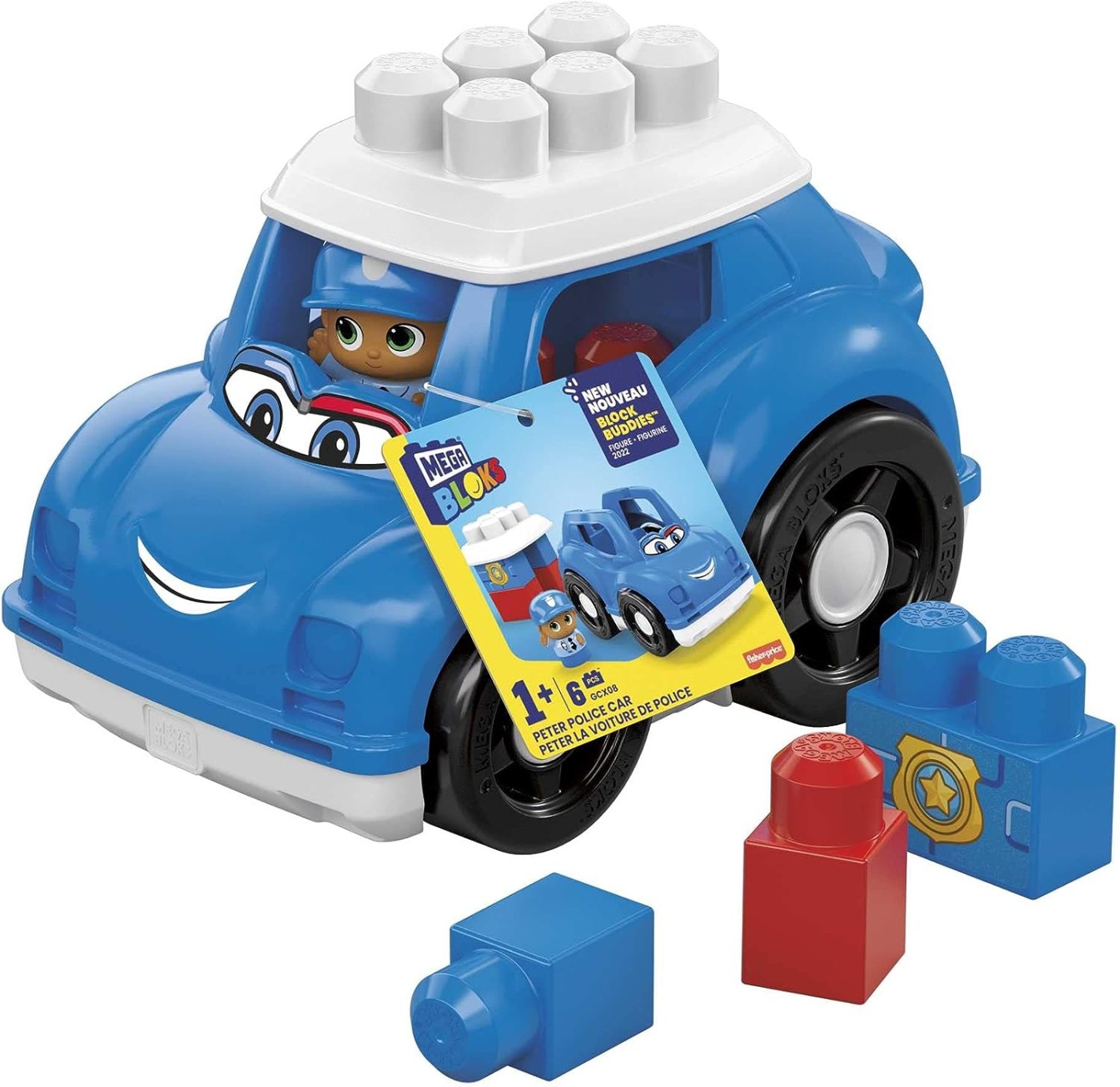 Jucării și jocuri - MEGA BLOKS FIRST BUILDERS VEHICUL PETER POLICE