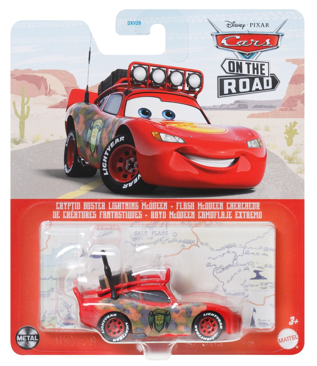 Jucării și jocuri - MASINUTA METALICA CARS3 PERSONAJUL CRYPTID BUSTER FULGER MCQUEEN