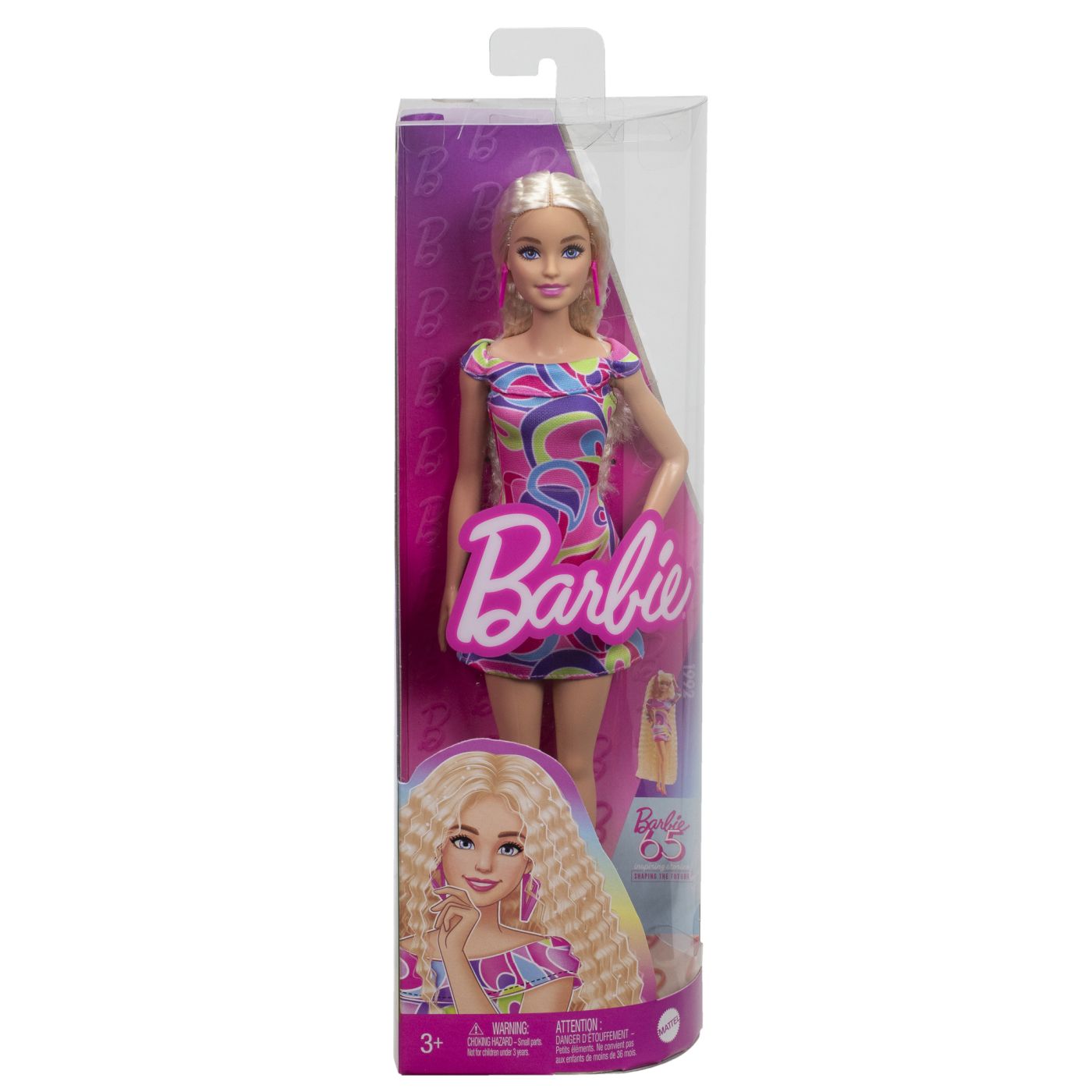 Jucării și jocuri - BARBIE FASHIONISTAS PAPUSA BARBIE BLONDA CU PAR ONDULAT