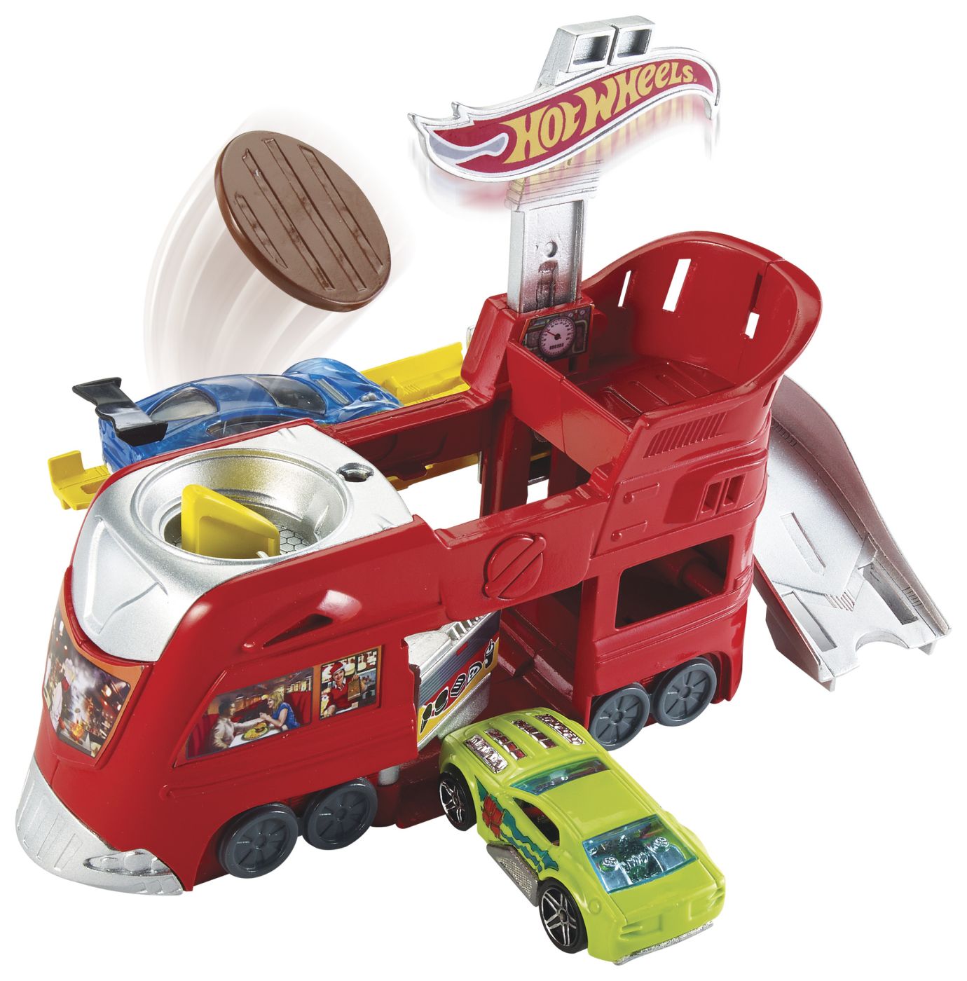 HOT WHEELS CITY SET DE JOACA CAMION RESTAURANT [4]