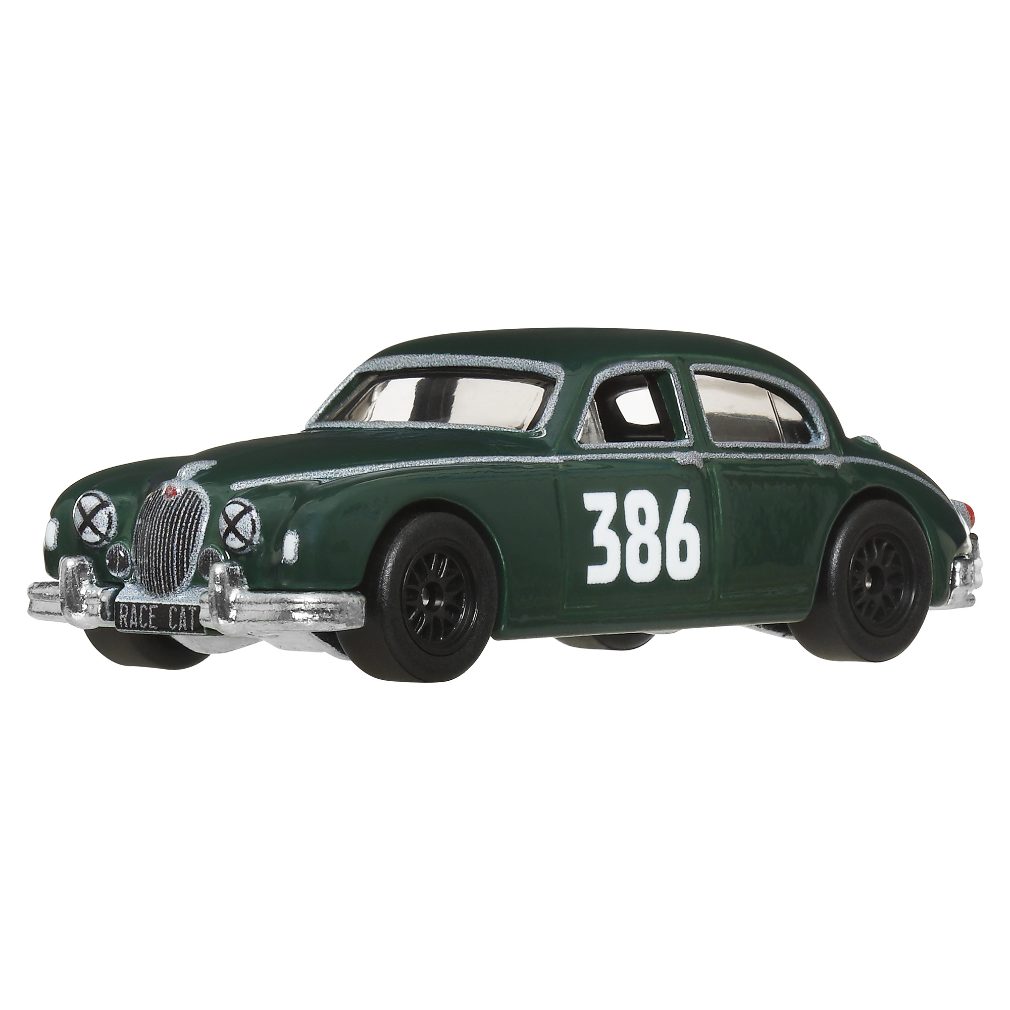 Hot wheels transportator land rover defender 110 2023 cu masinuta jaguar mk1 scara 1 la 64 copii cu varsta peste 3 ani [4]