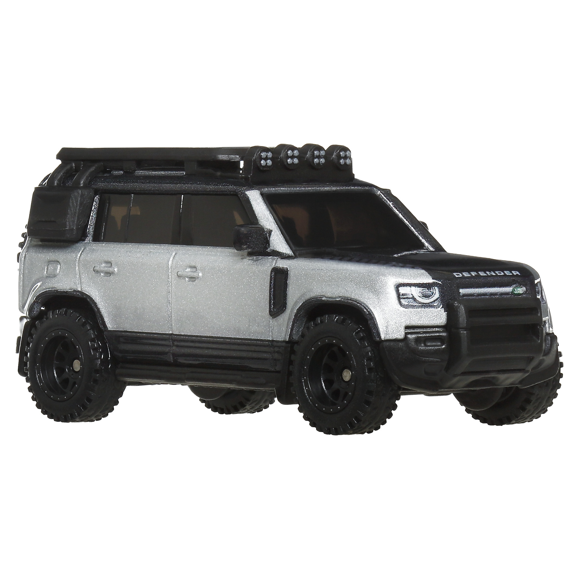 Hot wheels transportator land rover defender 110 2023 cu masinuta jaguar mk1 scara 1 la 64 copii cu varsta peste 3 ani [7]