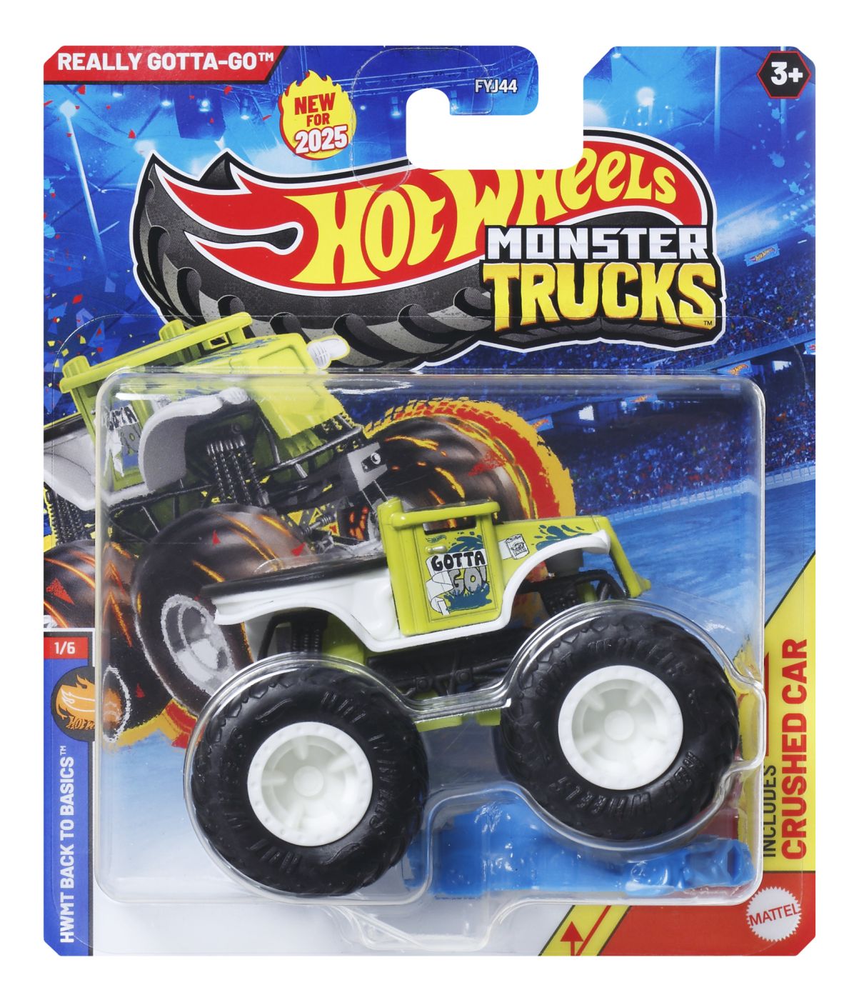 Jucării și jocuri - HOT WHEELS MONSTER TRUCK MASINUTA REALLY GOTTA GO SCARA 1:64