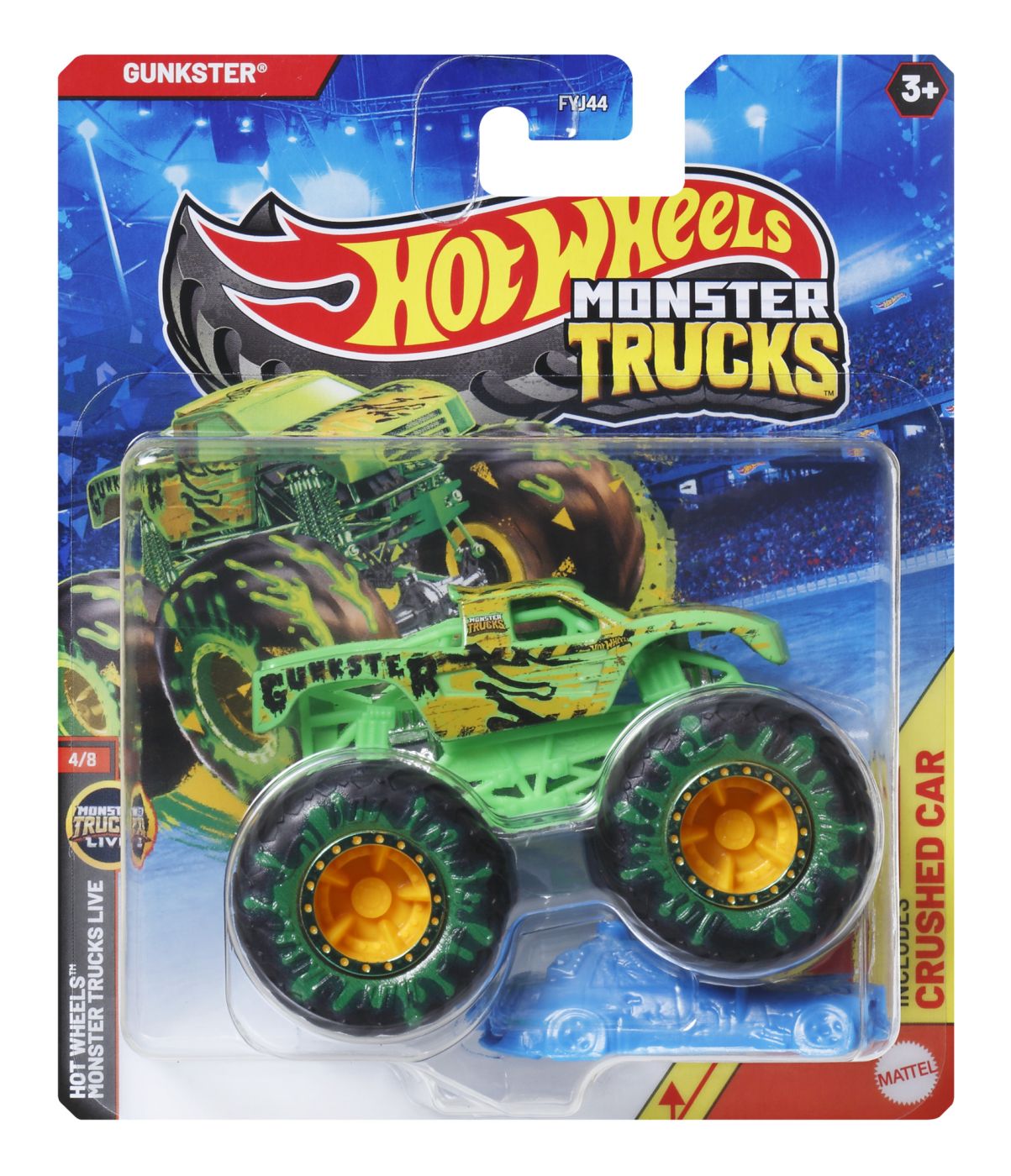 Jucării și jocuri - HOT WHEELS MONSTER TRUCK MASINUTA GUNKSTER SCARA 1:64
