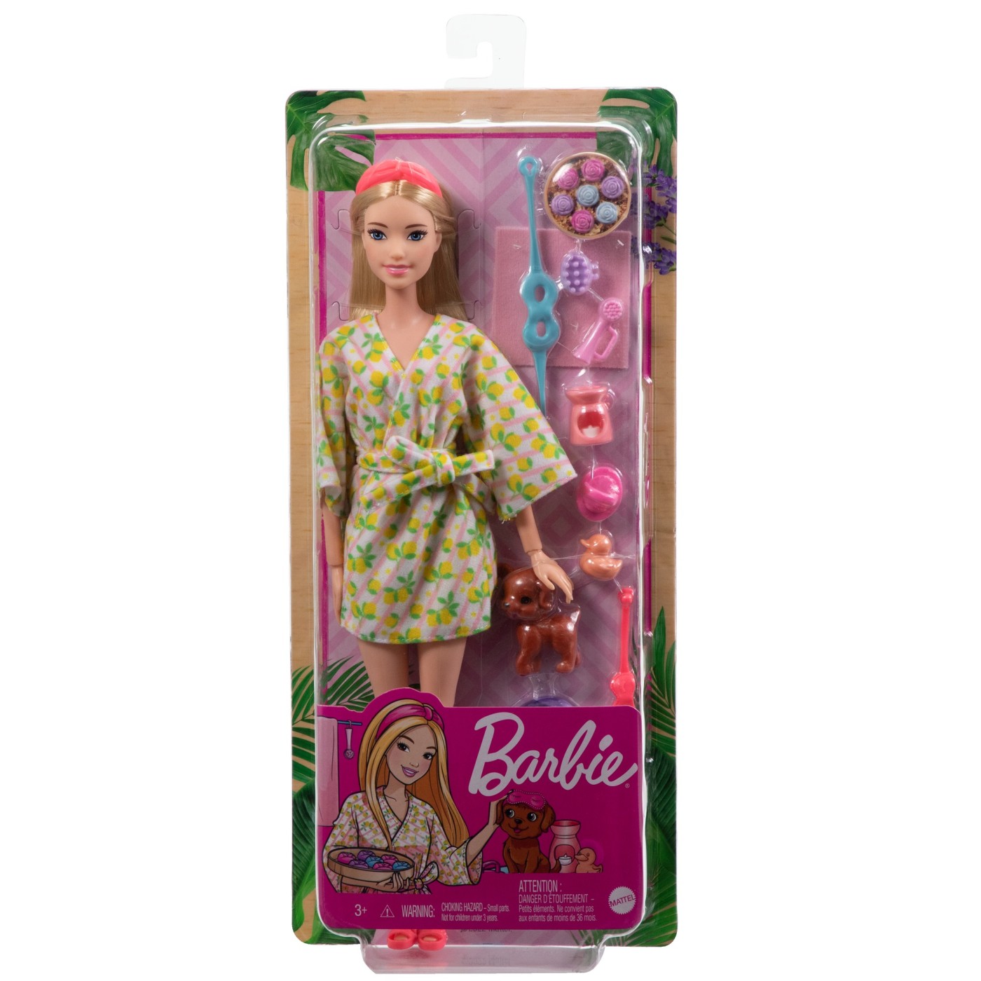 Jucării și jocuri - BARBIE SET DE JOACA CU ACCESORII PAPUSA BARBIE O ZI LA SPA
