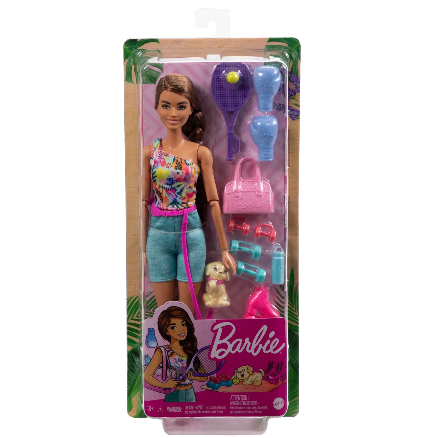 Jucării și jocuri - BARBIE SET DE JOACA CU ACCESORII PAPUSA BARBIE SPORTIVA