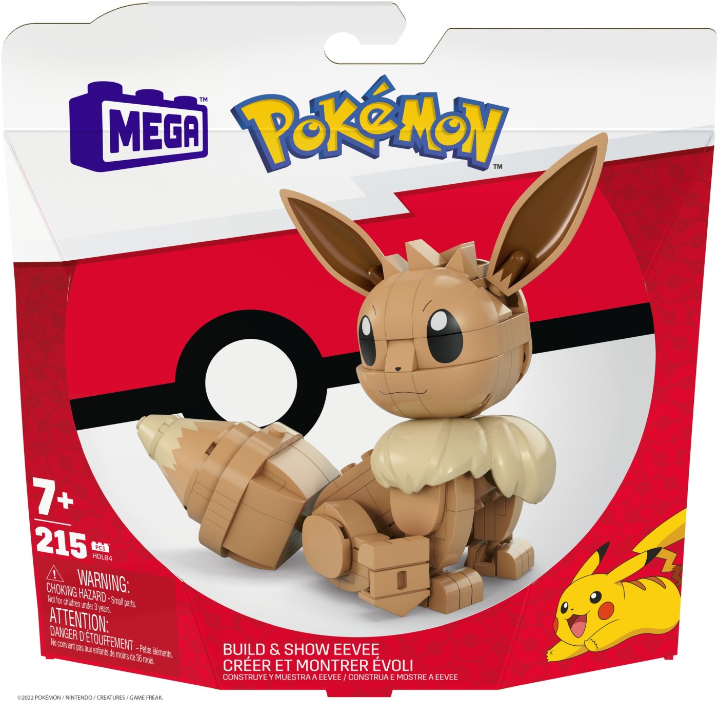 Jucării și jocuri - POKEMON MEGA CONSTRUX SET DE CONSTRUCTIE EEVEE