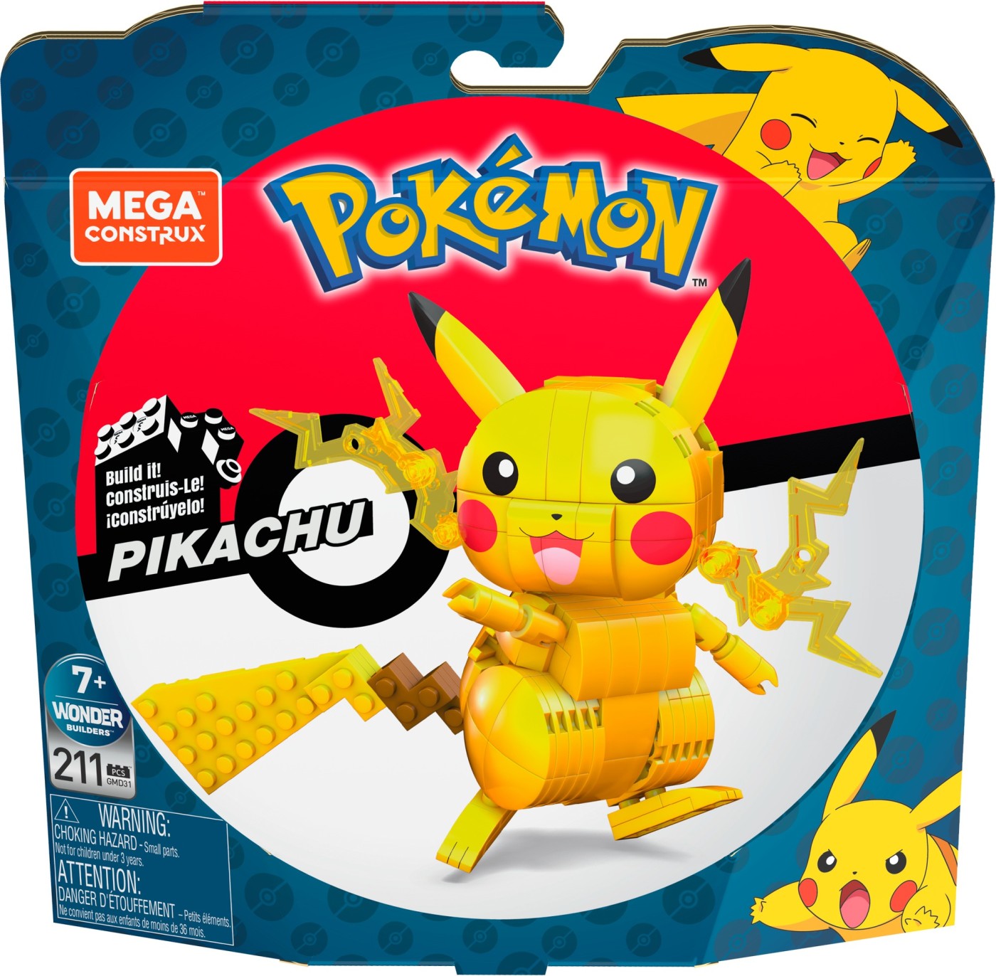 Jucării și jocuri - POKEMON MEGA CONSTRUCT FIGURINA PIKACHU
