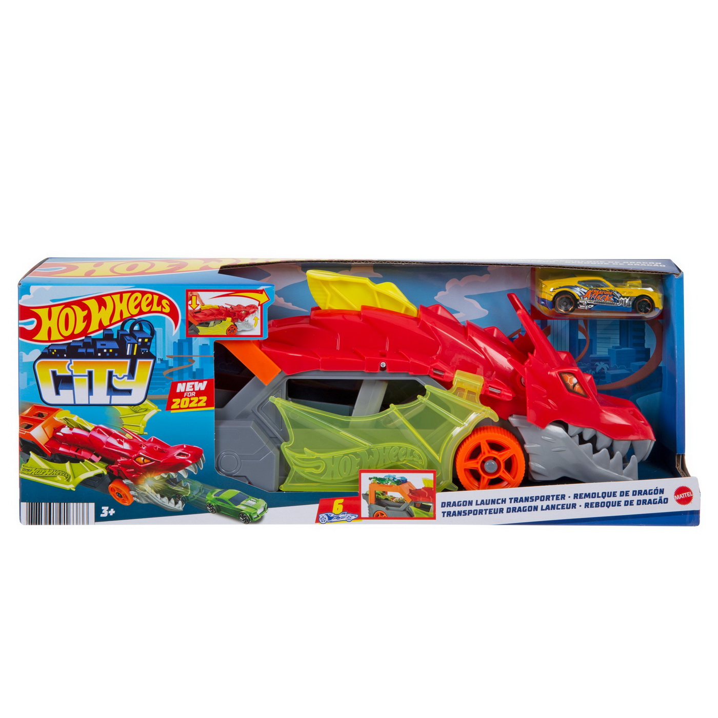 Jucării și jocuri - HOT WHEELS CITY TRANSPORTATORUL DRAGON