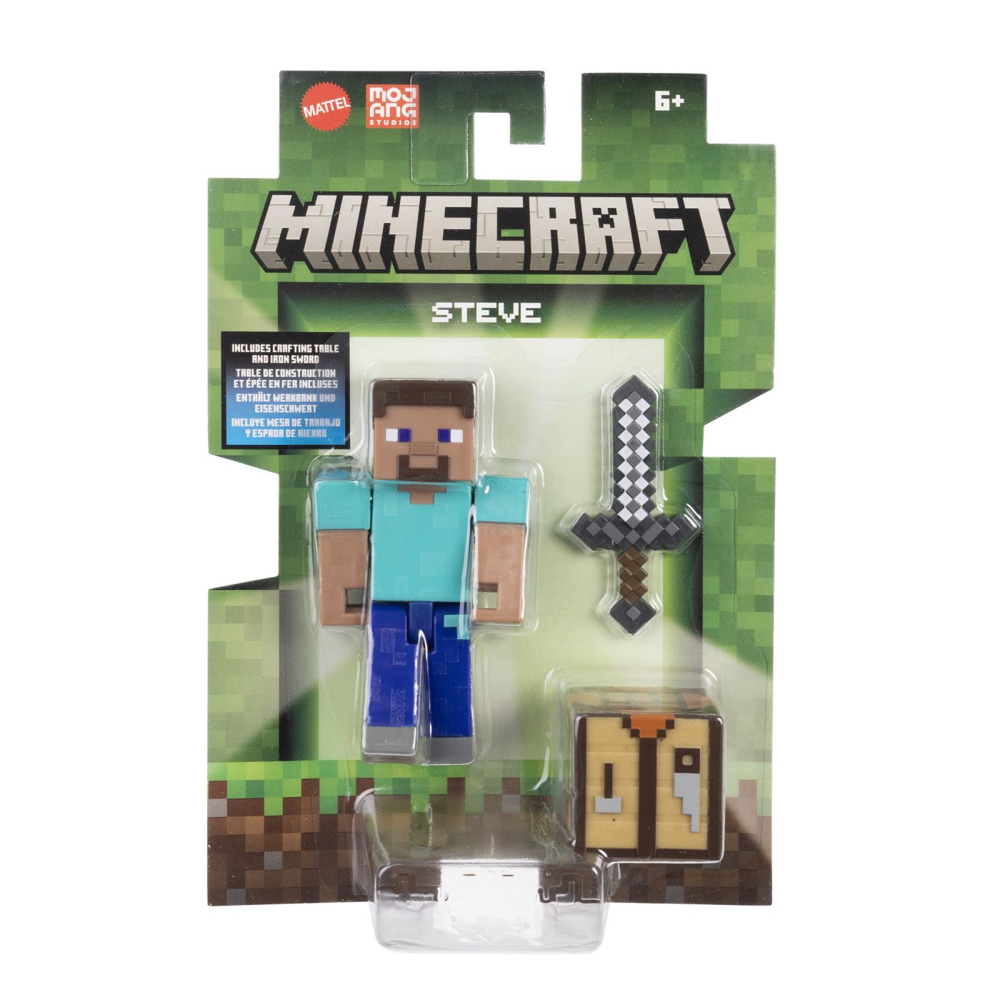 Jucării și jocuri - MINECRAFT CRAFT A BLOCK FIGURINA STEVE 8CM