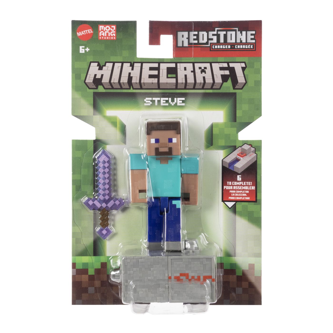 Jucării și Jocuri pentru copii - Minecraft craft a block figurina steve 8cm copii cu varsta peste 6 ani