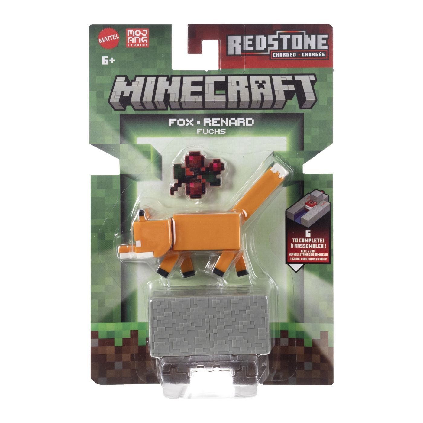 Jucării și Jocuri pentru copii - Minecraft craft a block figurina fox 8cm copii cu varsta peste 6 ani