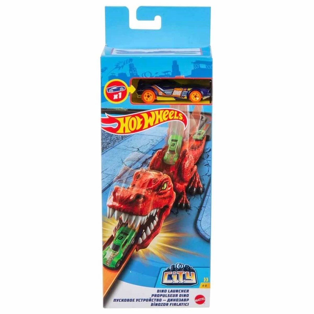 Jucării și jocuri - HOT WHEELS GAMA CITY DINO LANSATOR