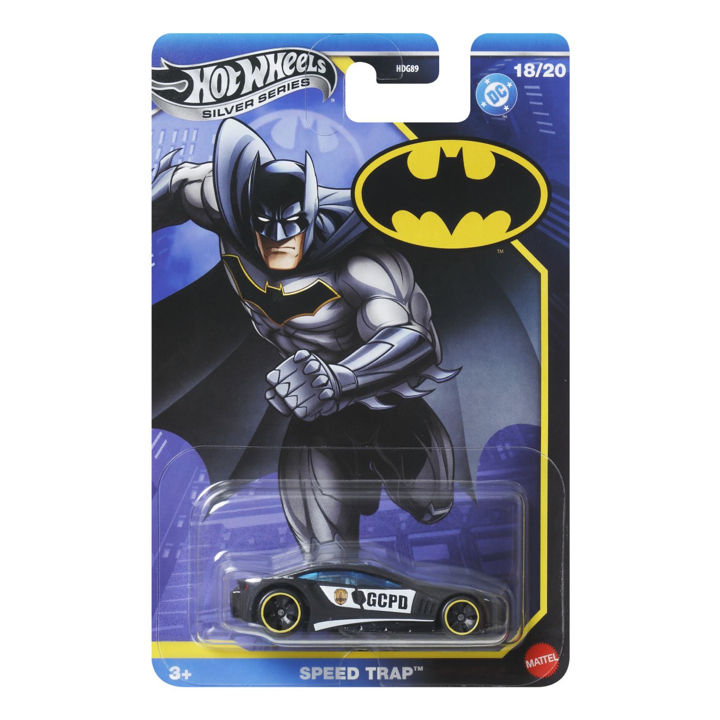 Jucării și jocuri - HOT WHEELS MASINA METALICA TEMATICA BATMAN SPEED TRAP SCARA 1 LA 64