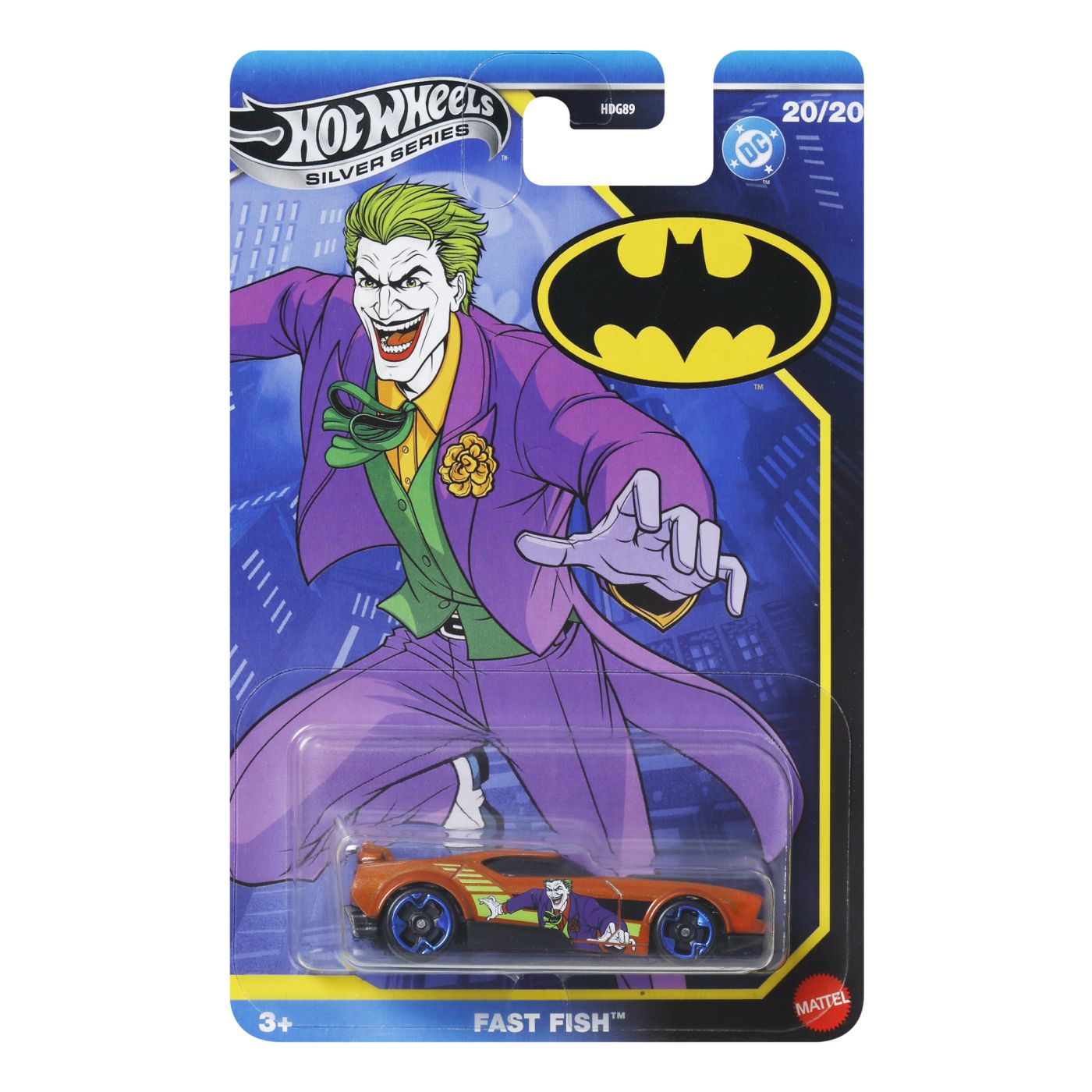 Jucării și jocuri - HOT WHEELS MASINA METALICA TEMATICA BATMAN FAST FISH SCARA 1 LA 64