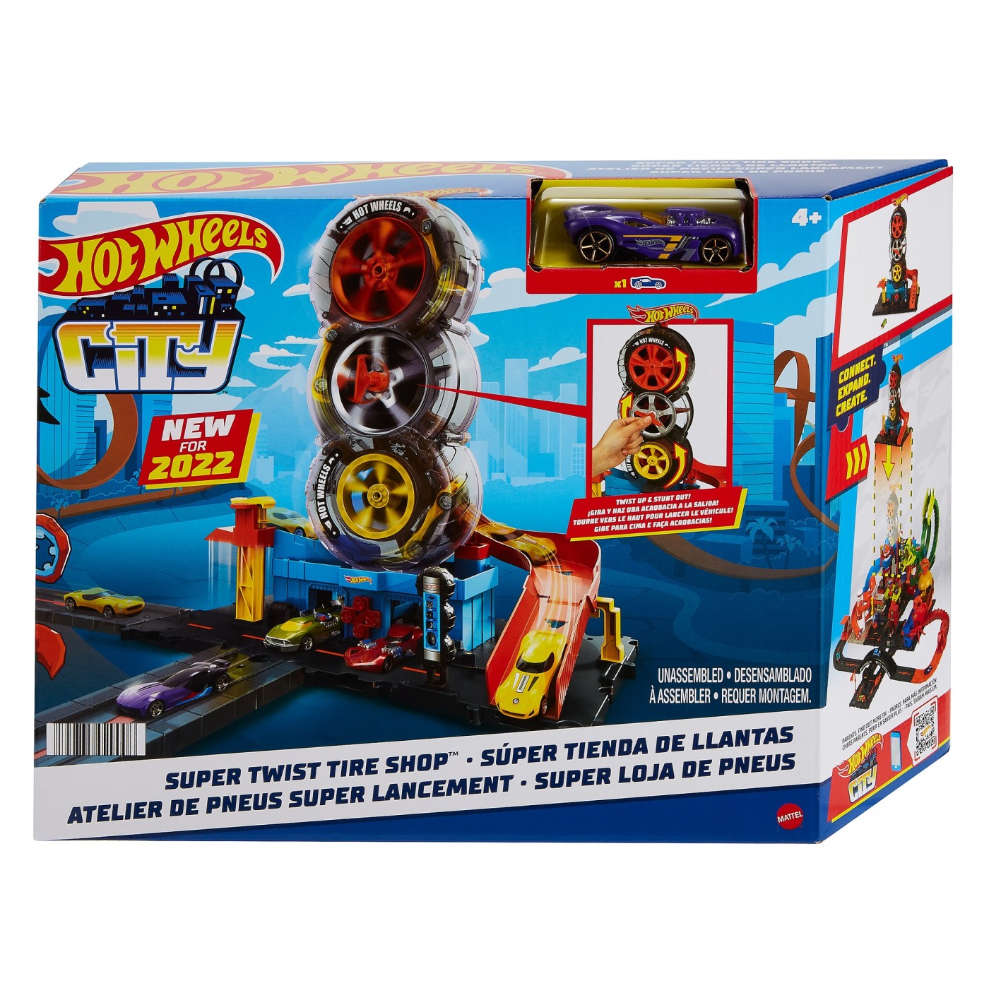 Jucării și jocuri - HOT WHEEL CITY VULCANIZAREA SUPER TWIST