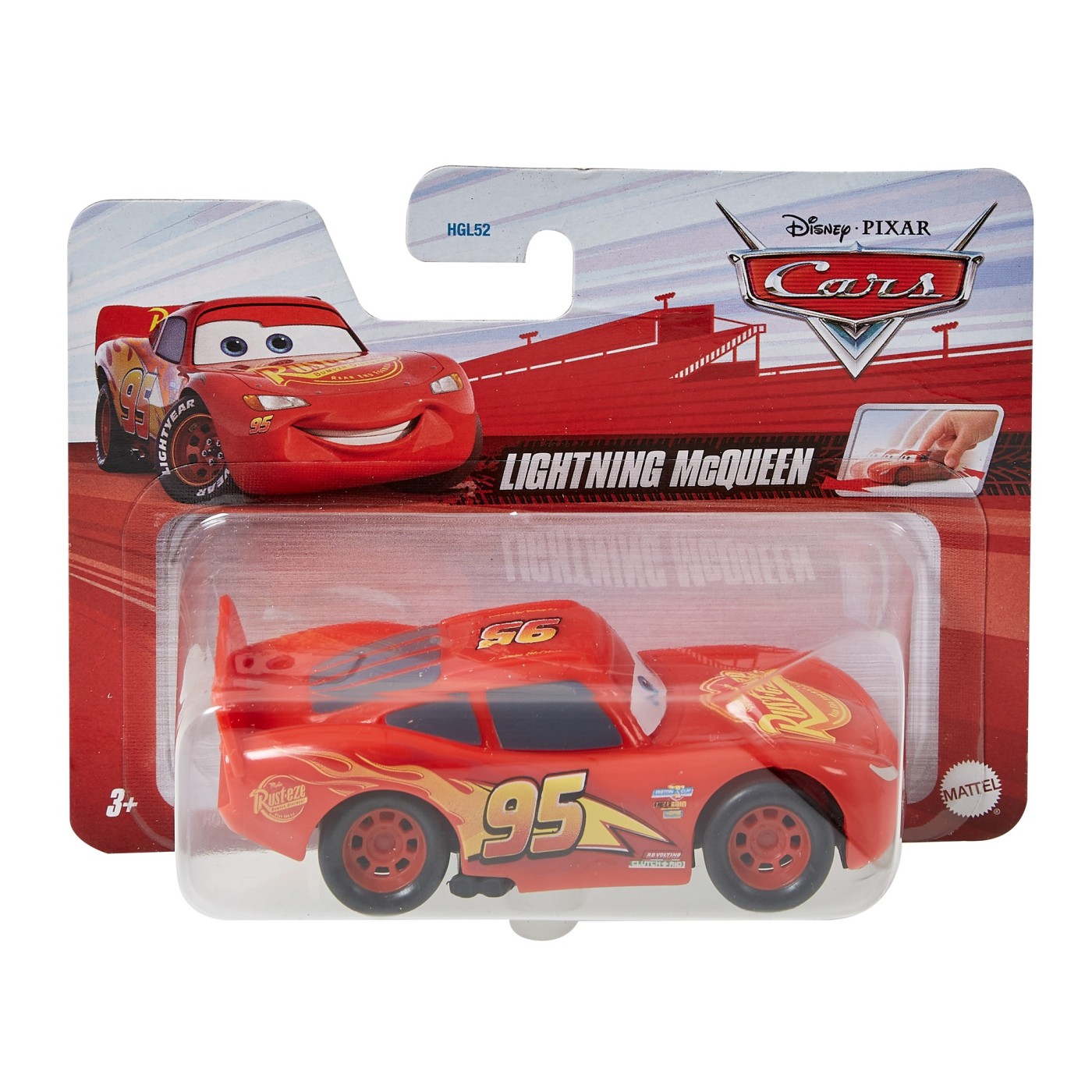 Jucării și jocuri - CARS MASINUTA CU SISTEM PULLBACK FULGER MCQUEEN SCARA 1:43