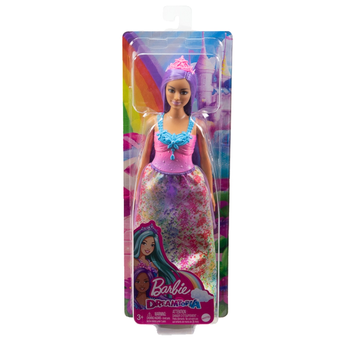 Jucării și jocuri - BARBIE DREAMTOPIA PAPUSA PRINTESA CU PAR MOV