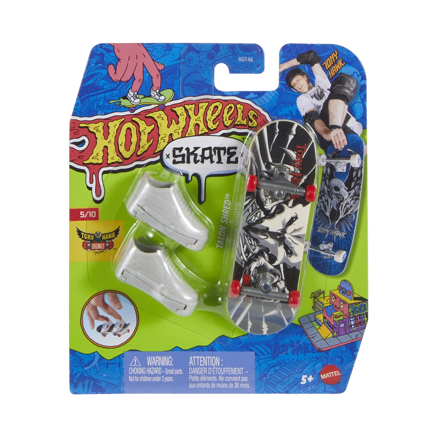 Jucării și jocuri - HOT WHEELS SET PLACA SI PANTOFI DE SKATE