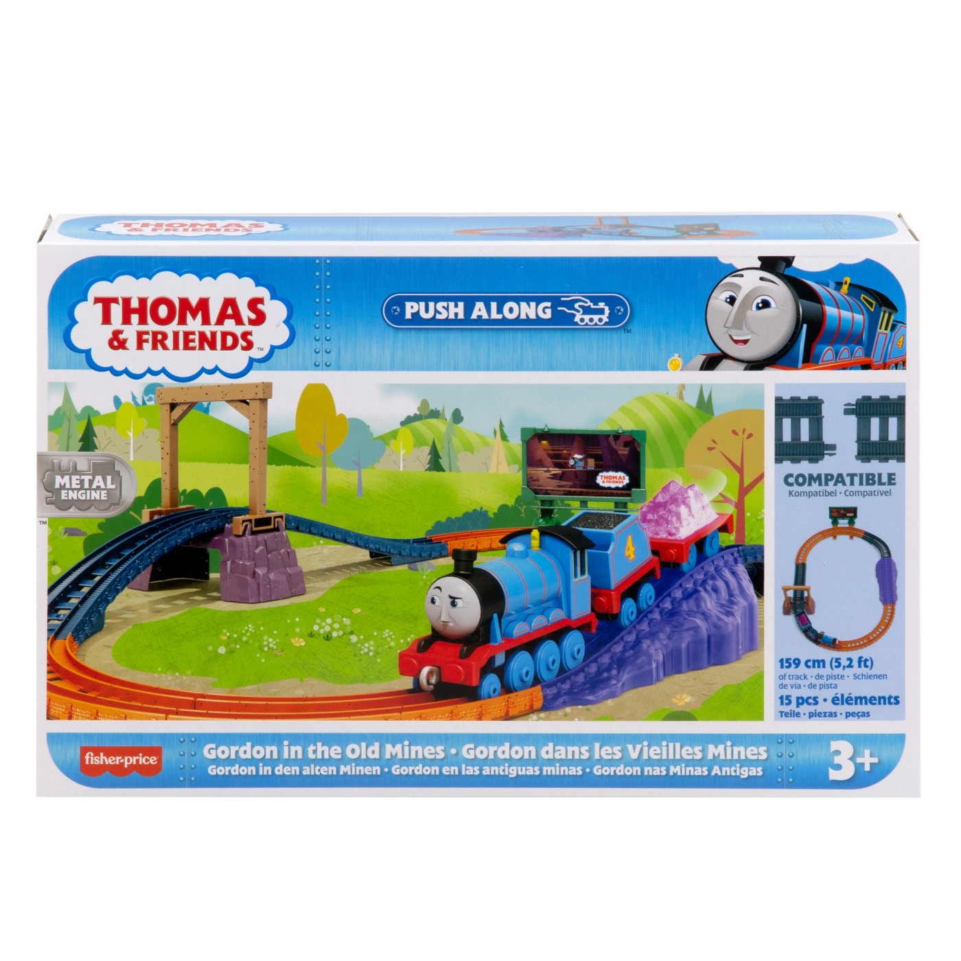 Jucării și jocuri - THOMAS SET DE JOACA CU LOCOMOTIVA PUSH ALONG GORDON SI ACCESORII