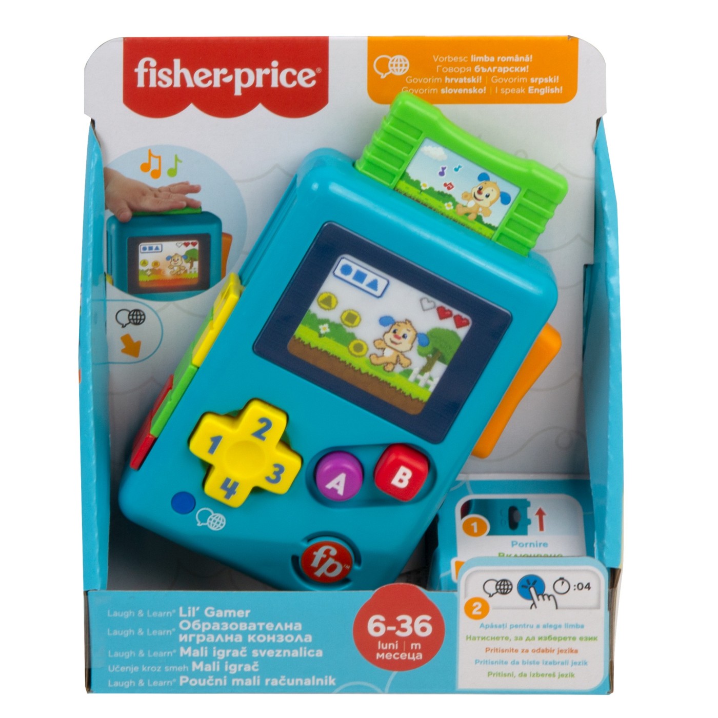 Jucării și jocuri - FISHER PRICE LAUGH&LEARN CONSOLA DE JOC INTERACTIVA IN LIMBA ROMANA