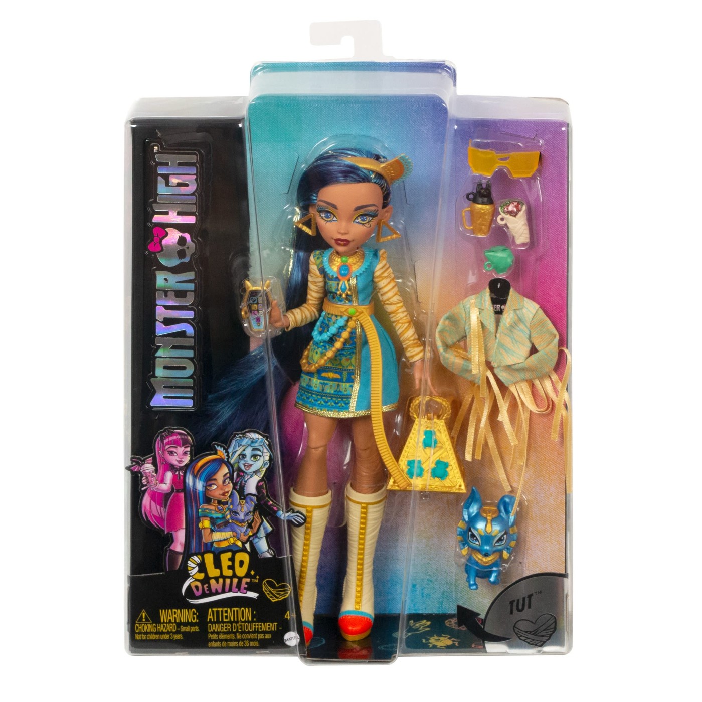 Jucării și jocuri - MONSTER HIGH PAPUSA CLEO DENILE CU ANIMALUT SI ACCESORII